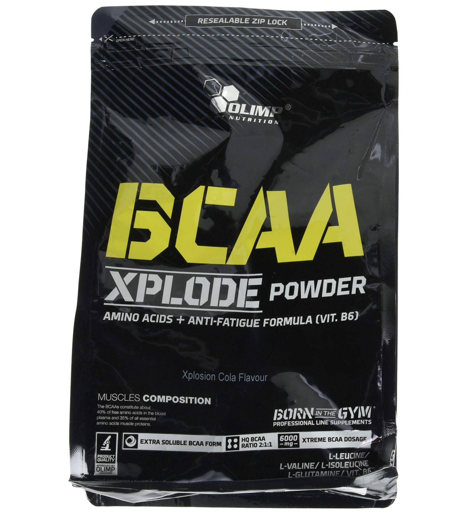 Olimp Sport Nutrition Bcaa Xplode Powder Amino Acid Cola Doypack 1 kg - Buy Online on GoSupps.com