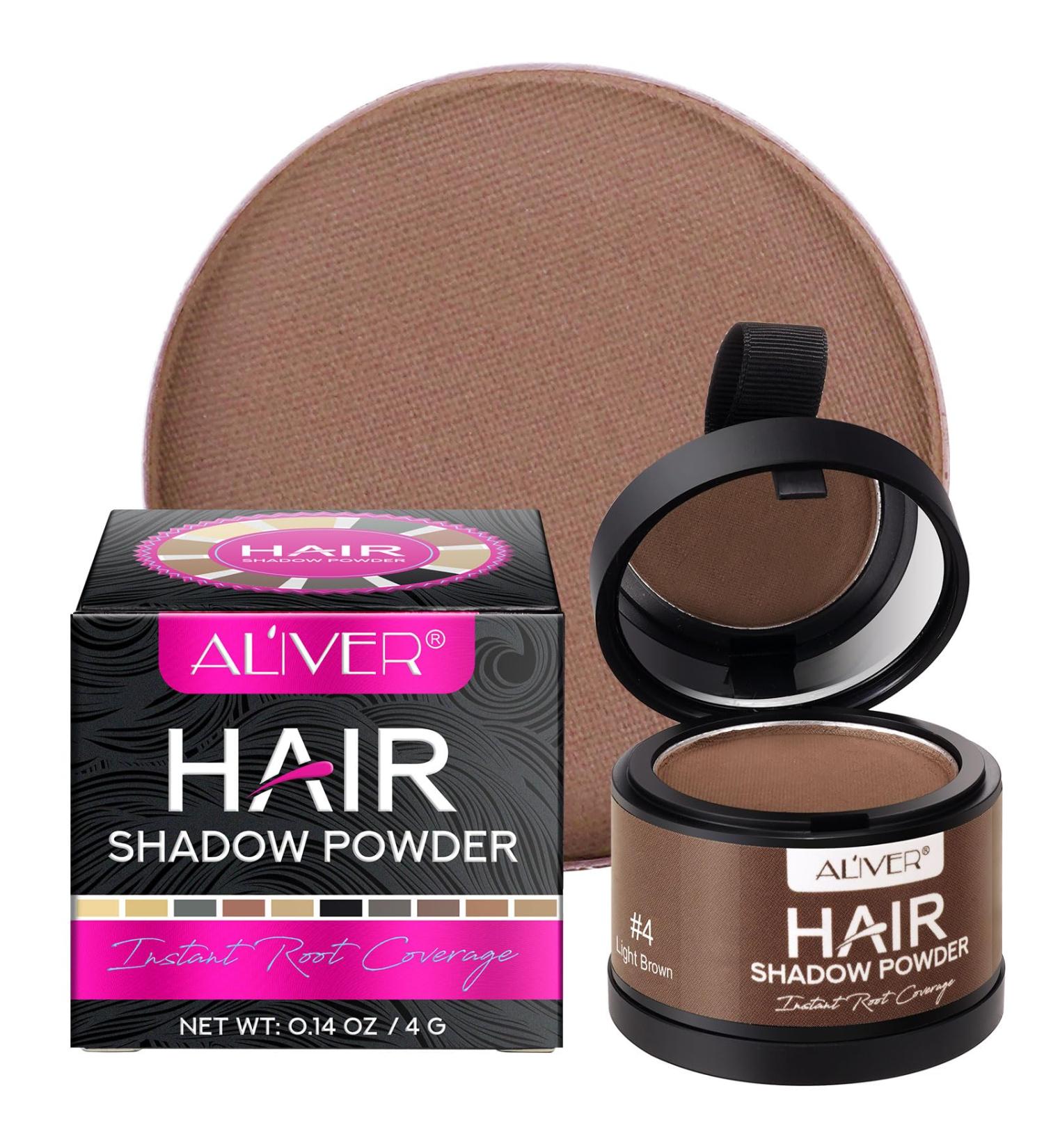  FSLHCY Touch-Up Powder Roots 4g Hair Shadow Shadow Cover Powder for Cbello Use to Fill Weakened Hair (Light Brown) - Buy Online on GoSupps.com