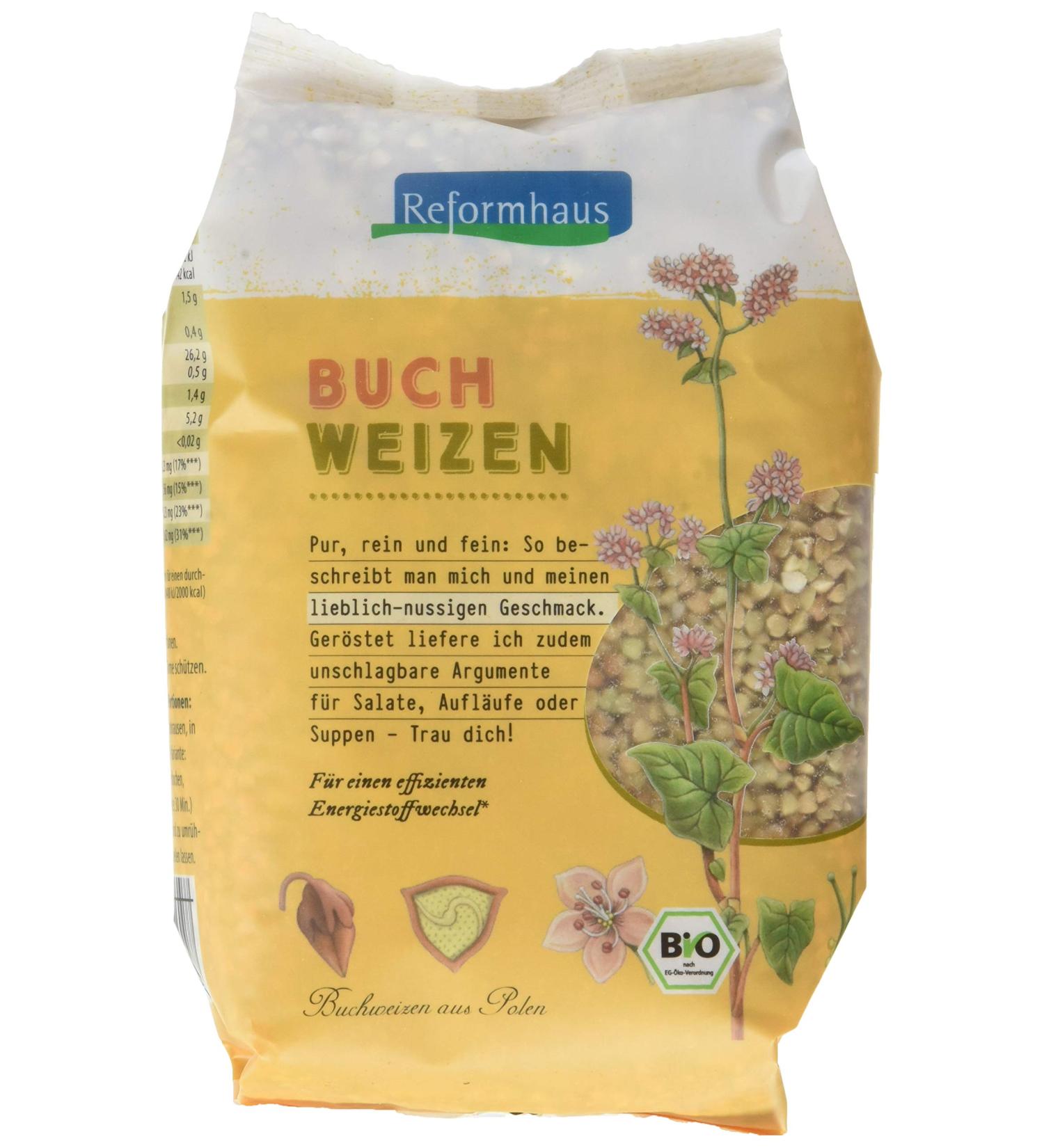 Buy Organic Buckwheat - Whole Grain - Pack of 6 (6 x 500g) | Health Food Store - Worldwide Shipping - Buy Online on GoSupps.com
