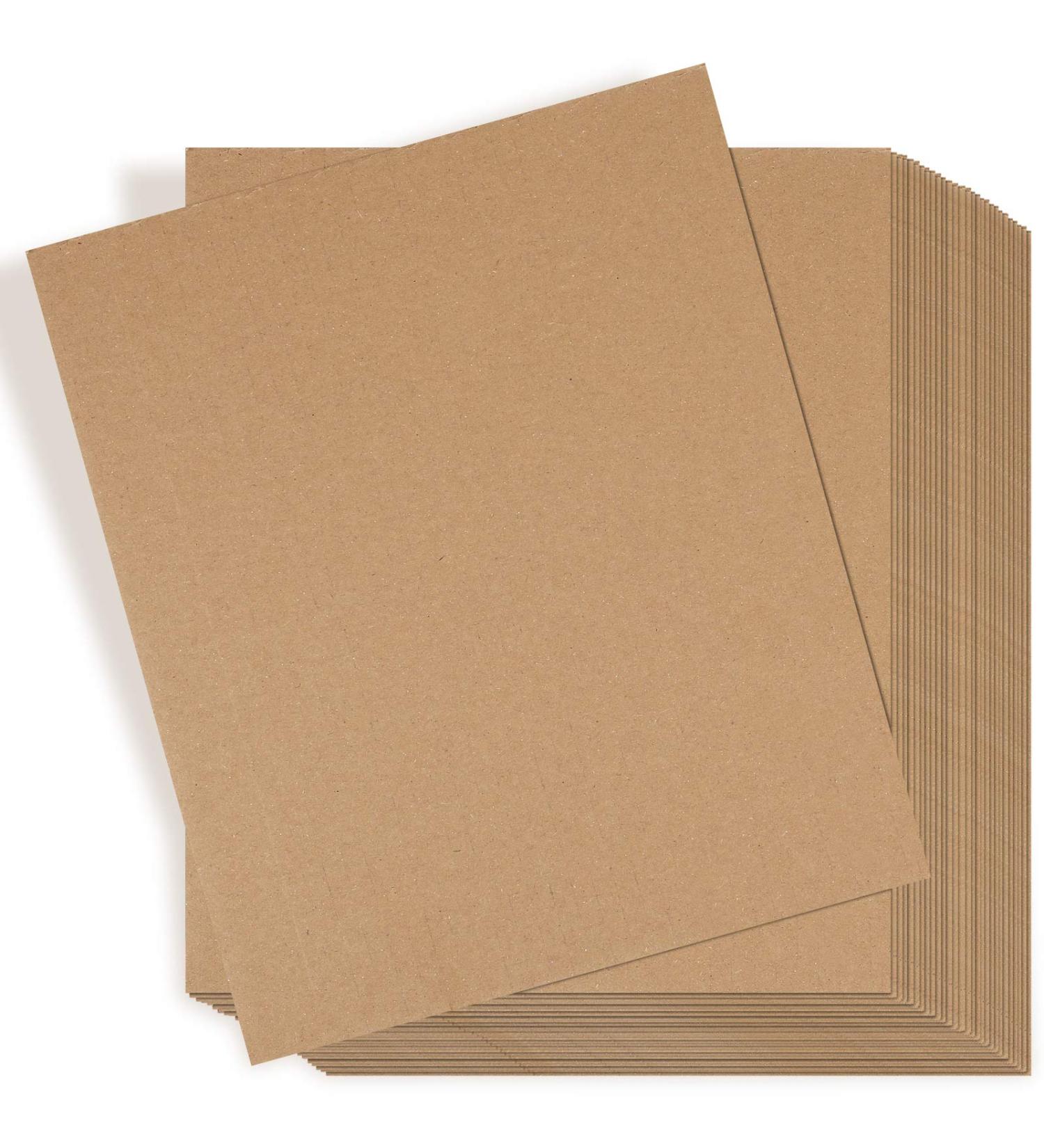 50 Pack Brown Corrugated Cardboard Sheets Flat Cardboard Sheets Cardboard Inserts Flat Cardboard Squares Separators for Art Projects DIY Crafts Supplies (11 x 8.7 Inch) 11 x 8.7 Inch Brown - Buy Online on GoSupps.com