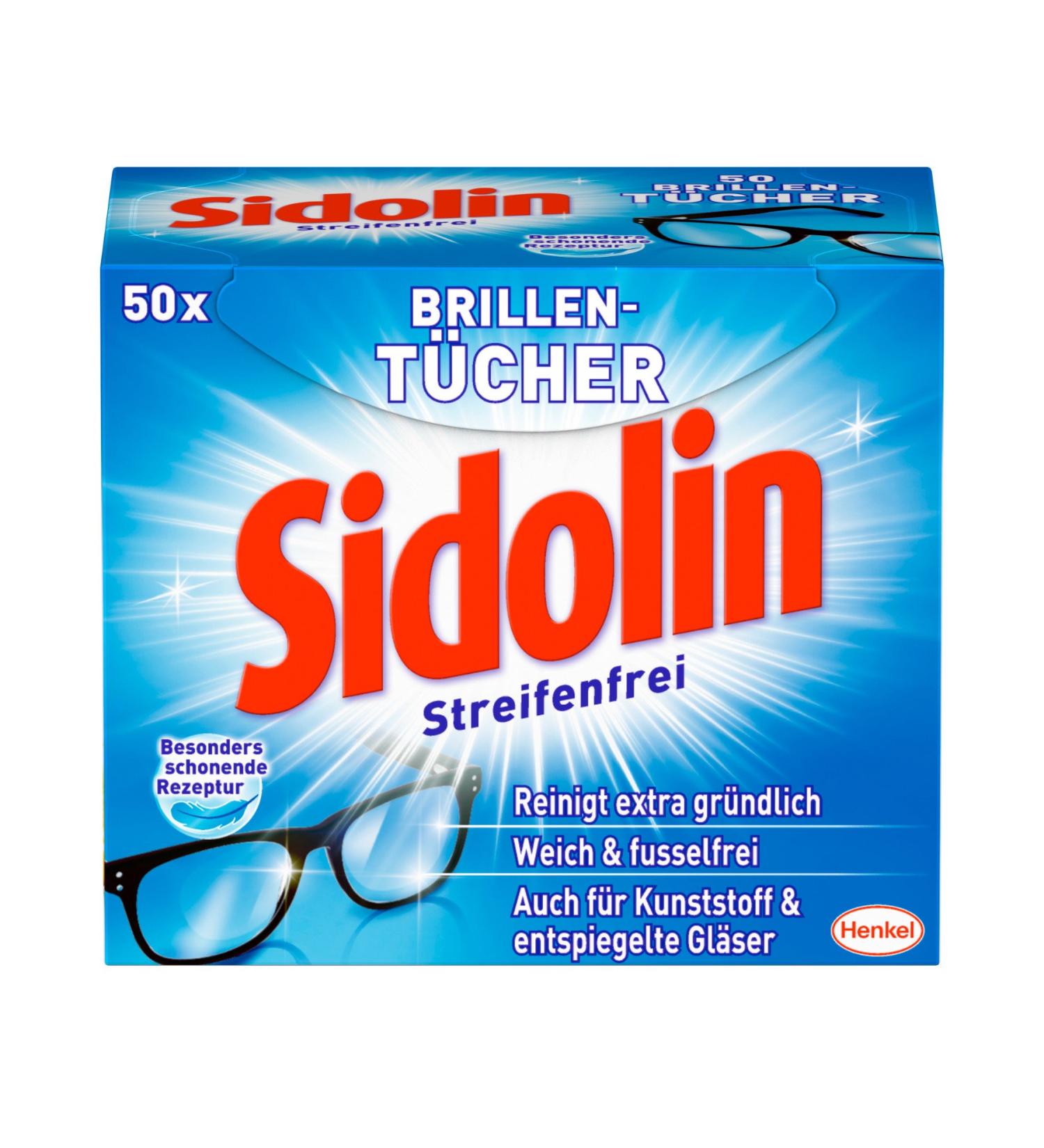 Sidolin Glasses Cloths Pack of 2 - 100 High-Quality Microfiber Cleaning Wipes for Eyeglasses - International Shipping Available - Buy Online on GoSupps.com