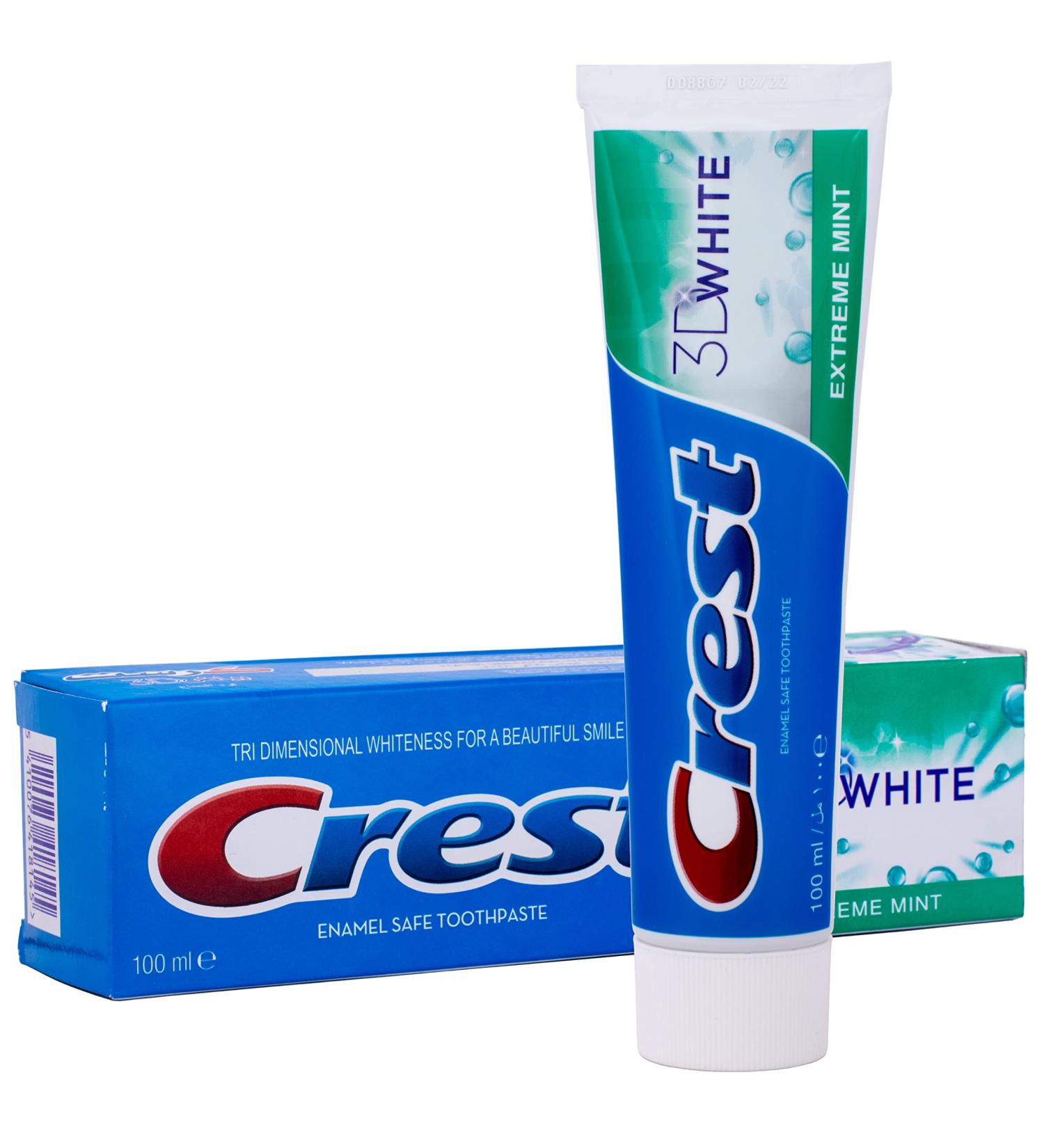 Crest 3D Whitening Toothpaste 100ml - Brighten Your Smile | Buy Internationally - Buy Online on GoSupps.com