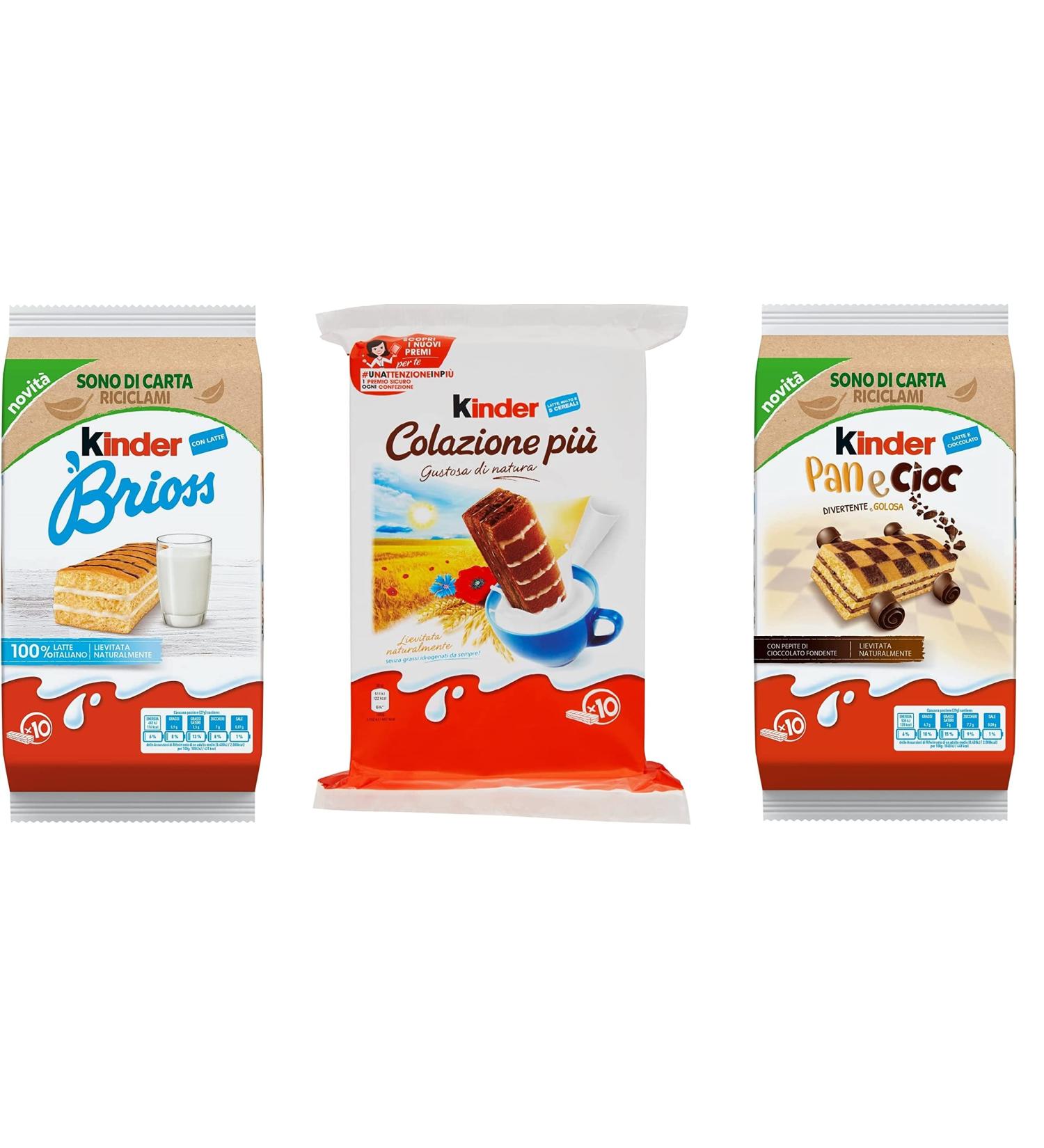 Ferrero Brioss Colazione Pi Panecioc Brioche Snack Test Kit 30 x 27 g - Buy Online on GoSupps.com