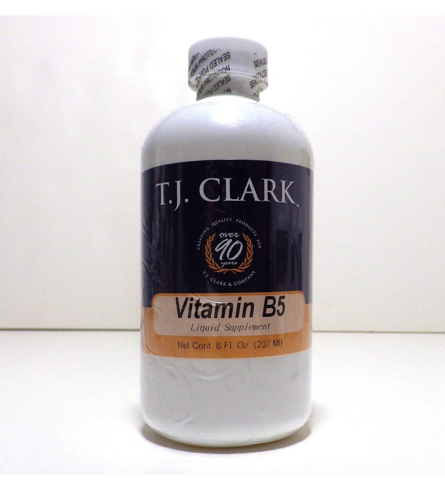 Vitamin B5 d-Calcium Pantothenate 50mg- 8oz Liquid
