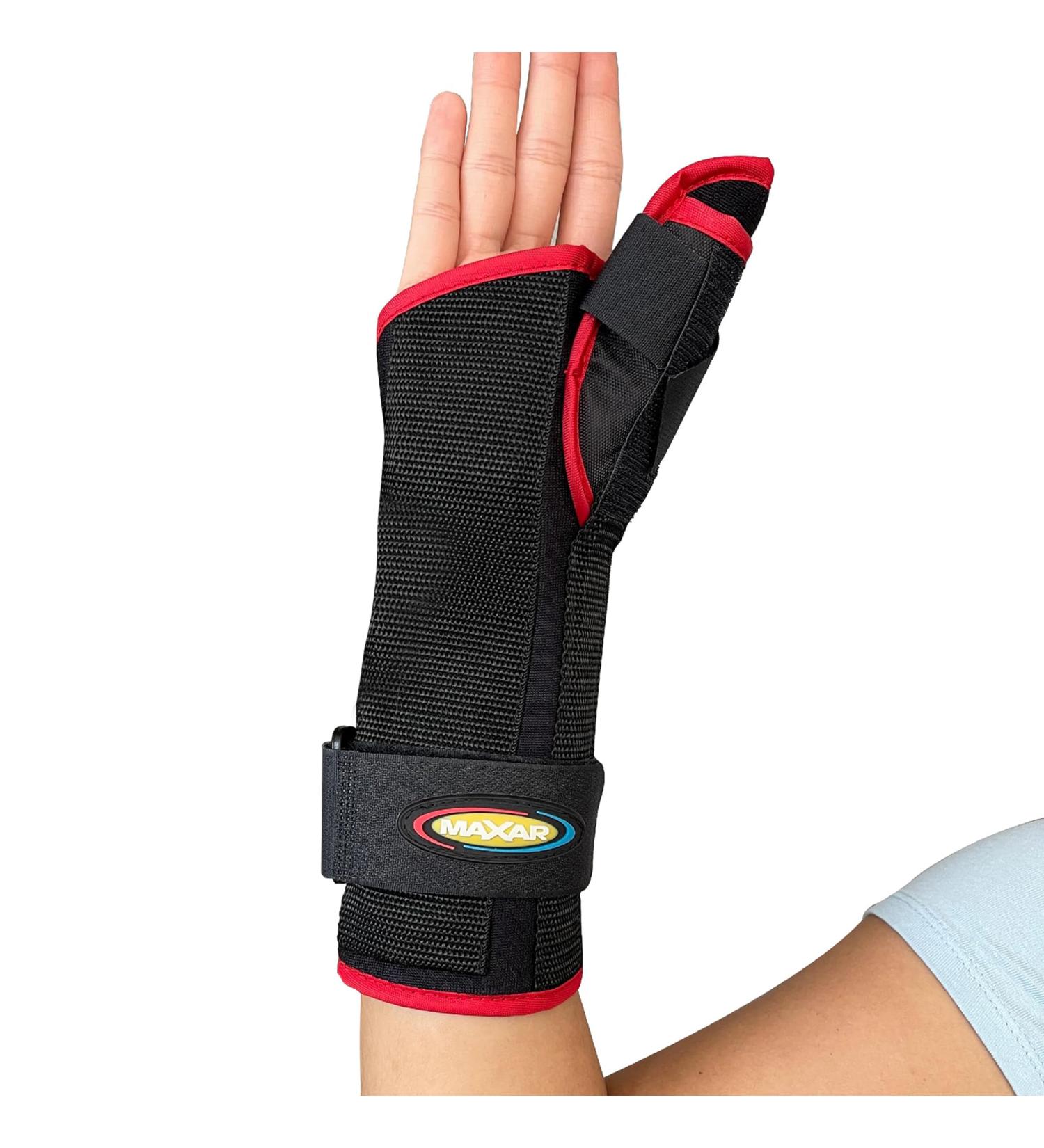 MAXAR Advanced Wrist Brace with Thumb Spica Splint - Effective Support for Dequervains Carpal Tunnel & Arthritis Pain - Best Right Hand Stabilizer (Large - Buy Online on GoSupps.com