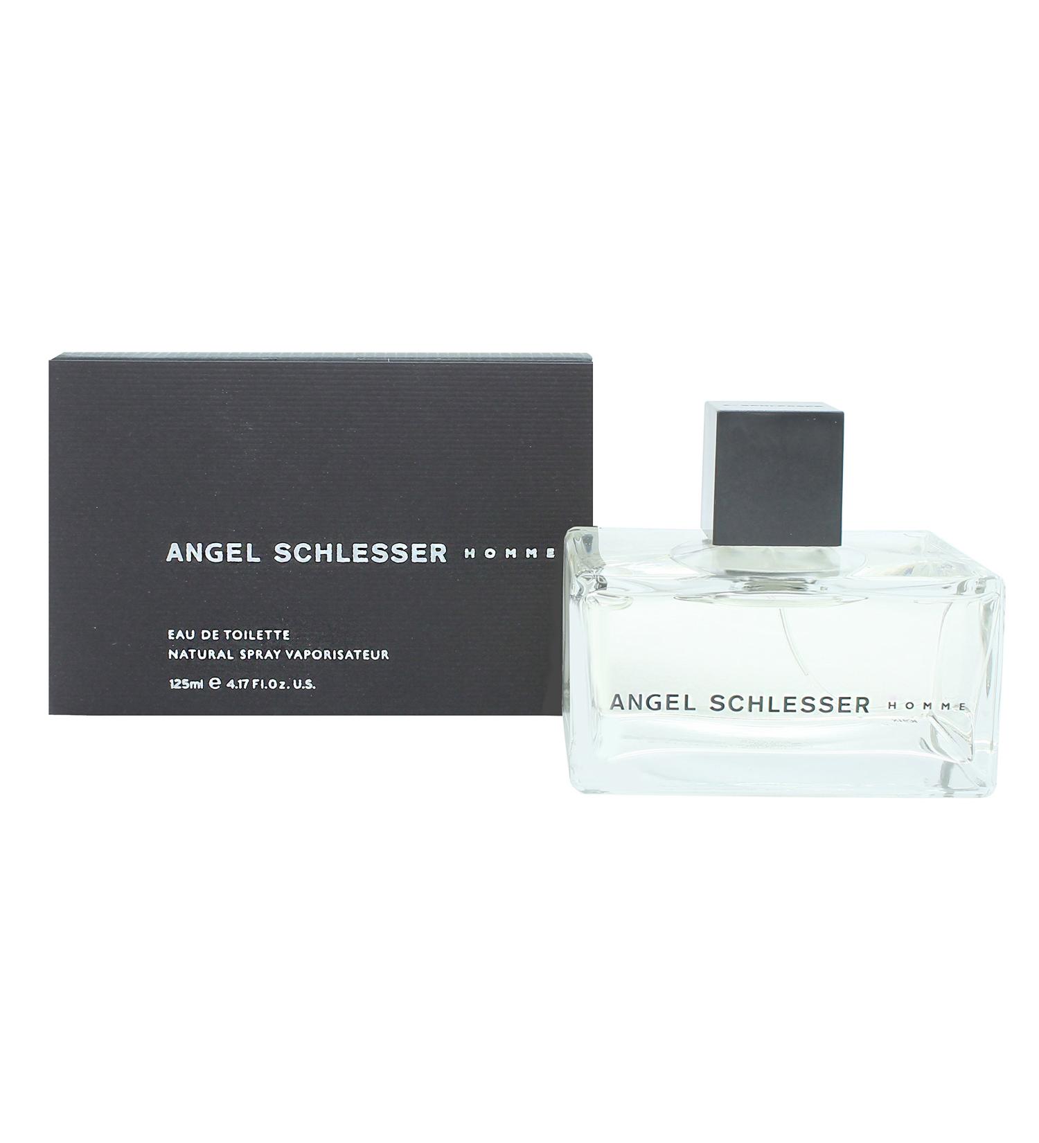 Angel Schlesser Homme by Angel Schlesser for Men 4.17 oz Eau de Toilette Spray Cedar Sandalwood 1 Ounce (Pack of 1)