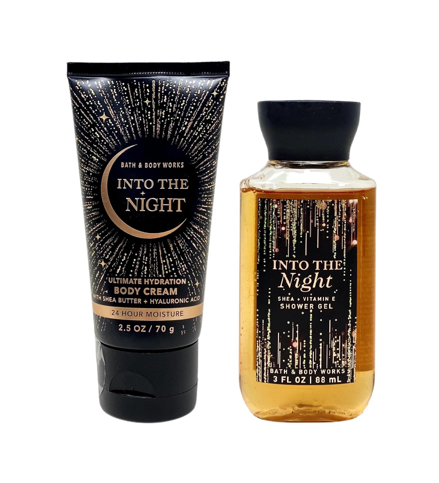 Bath and Body Works Into the Night Mini Set - Travel Size Body Cream & Shower Gel | International Shipping - Buy Online on GoSupps.com