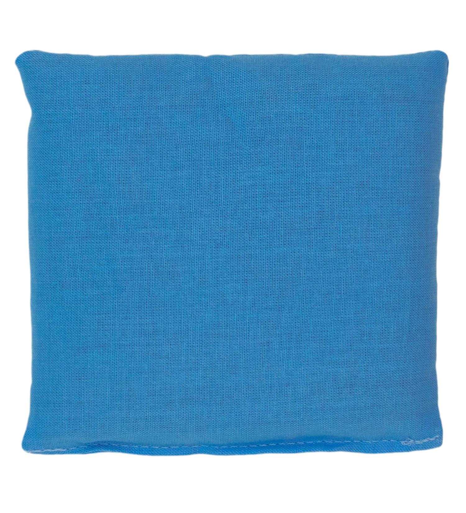 Cherry Stone Pillow 12x12cm - Light Blue Heat & Cold Therapy Pillow - Natural Grain Pillow with Cherry Stones for Relaxation - Buy Online on GoSupps.com
