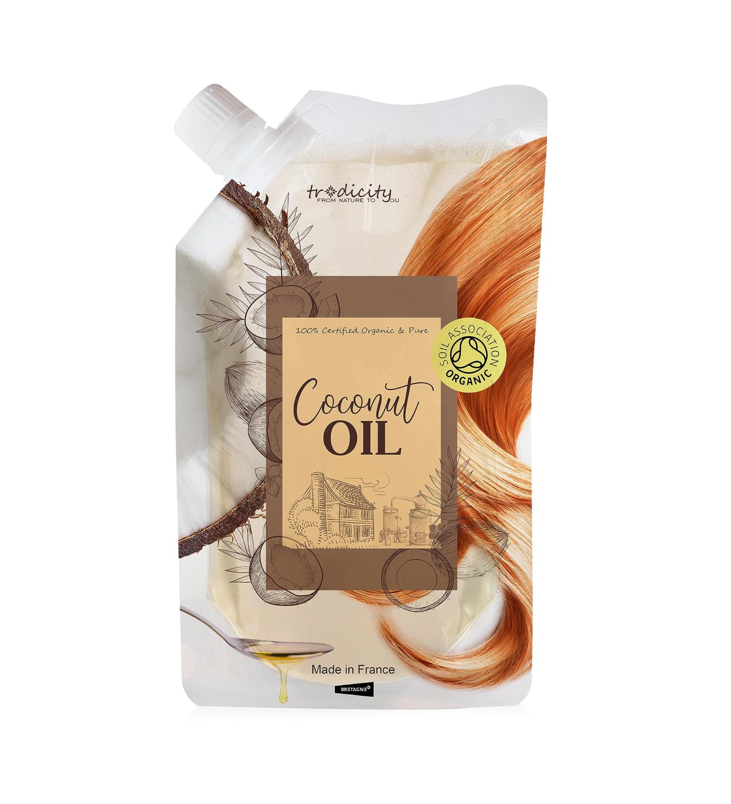 Coconut Oil for Dry and Damaged Hair. Moisturizing Serum Split Ends Hair Mask Anti-Frizz Intense Repairing Hair Oil - 500 ml - Buy Online on GoSupps.com