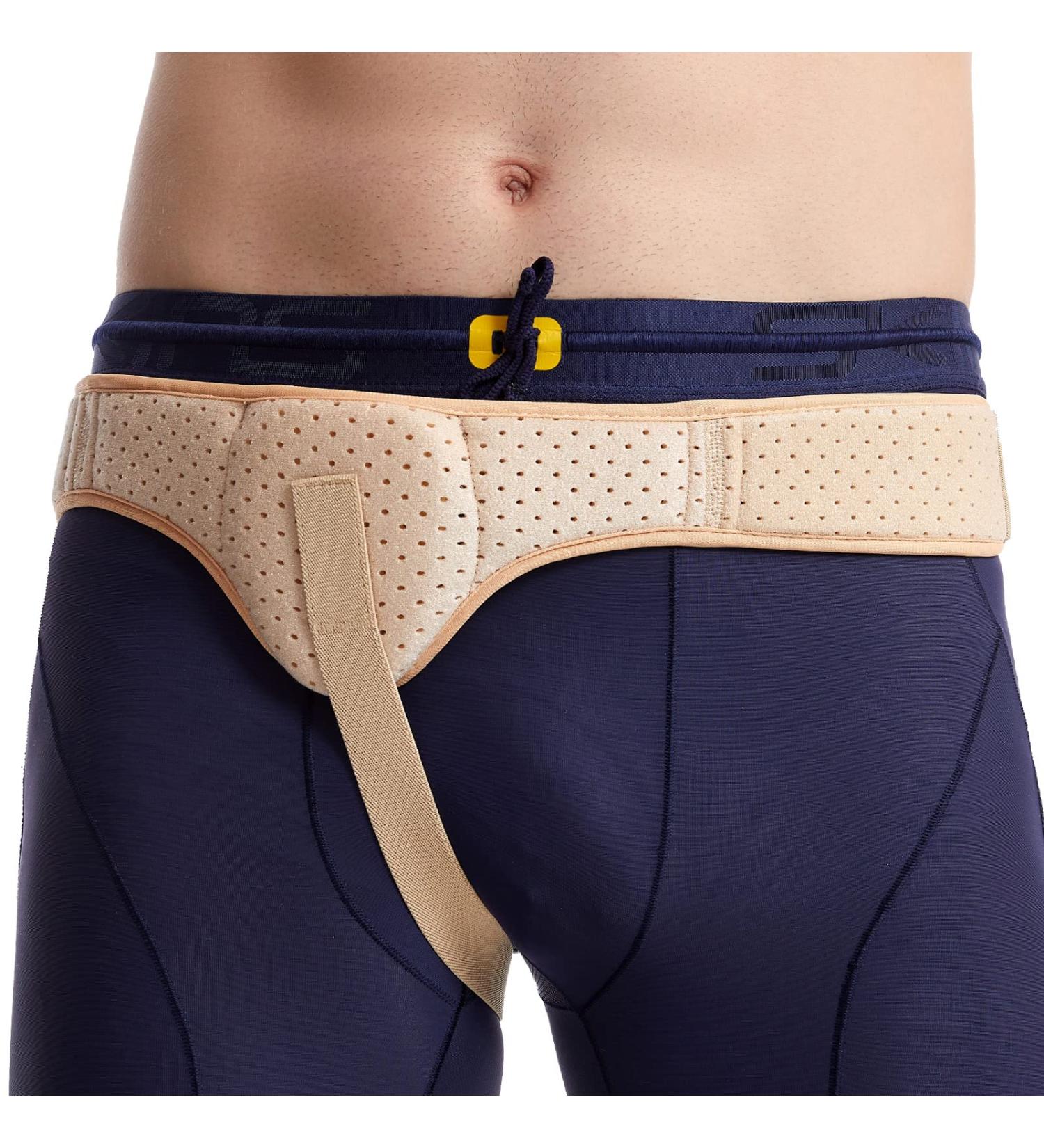 Buy NEZIH Inguinal Hernia Belts for Men - Adjustable Support Belt with Removable Cushions for One-Sided/Bilateral Hernia Relief - International Shipping Available - Buy Online on GoSupps.com