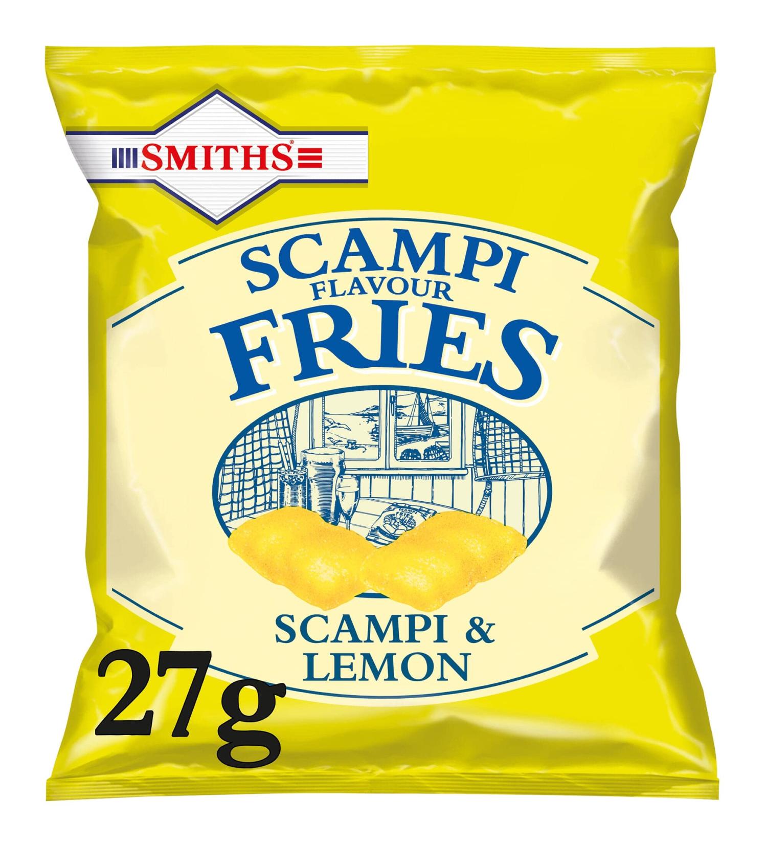 Smith's Smiths Scampi Fries Pack of 24 bags of 27g