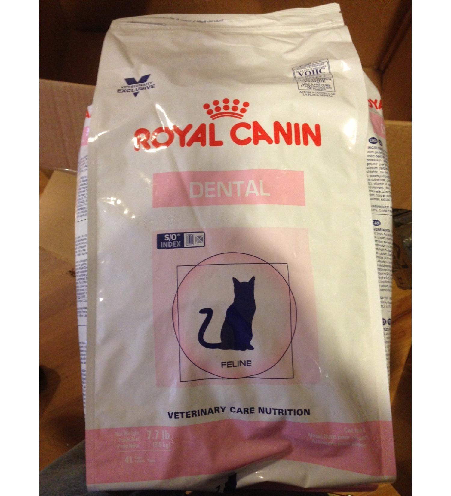 Royal Canin Feline Dental Cat Food Dry 7.7 Pound Bag (3.5 kg) For Cats and Kittens