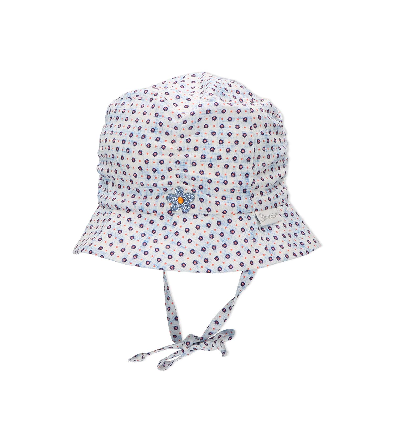 Sterntaler Girls Bl mli Hut 45 in White - Stylish & Comfortable Sun Hat for Kids | International Shipping Available - Buy Online on GoSupps.com