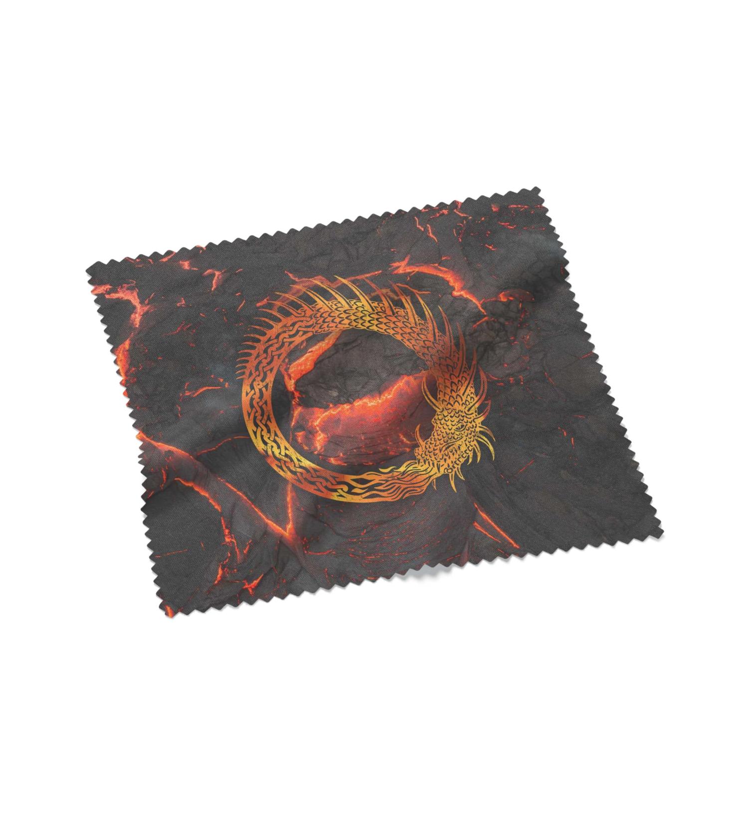 Urban Backwoods Norse Dragon Ring Microfiber Cloth Glasses Cleaning Cloth