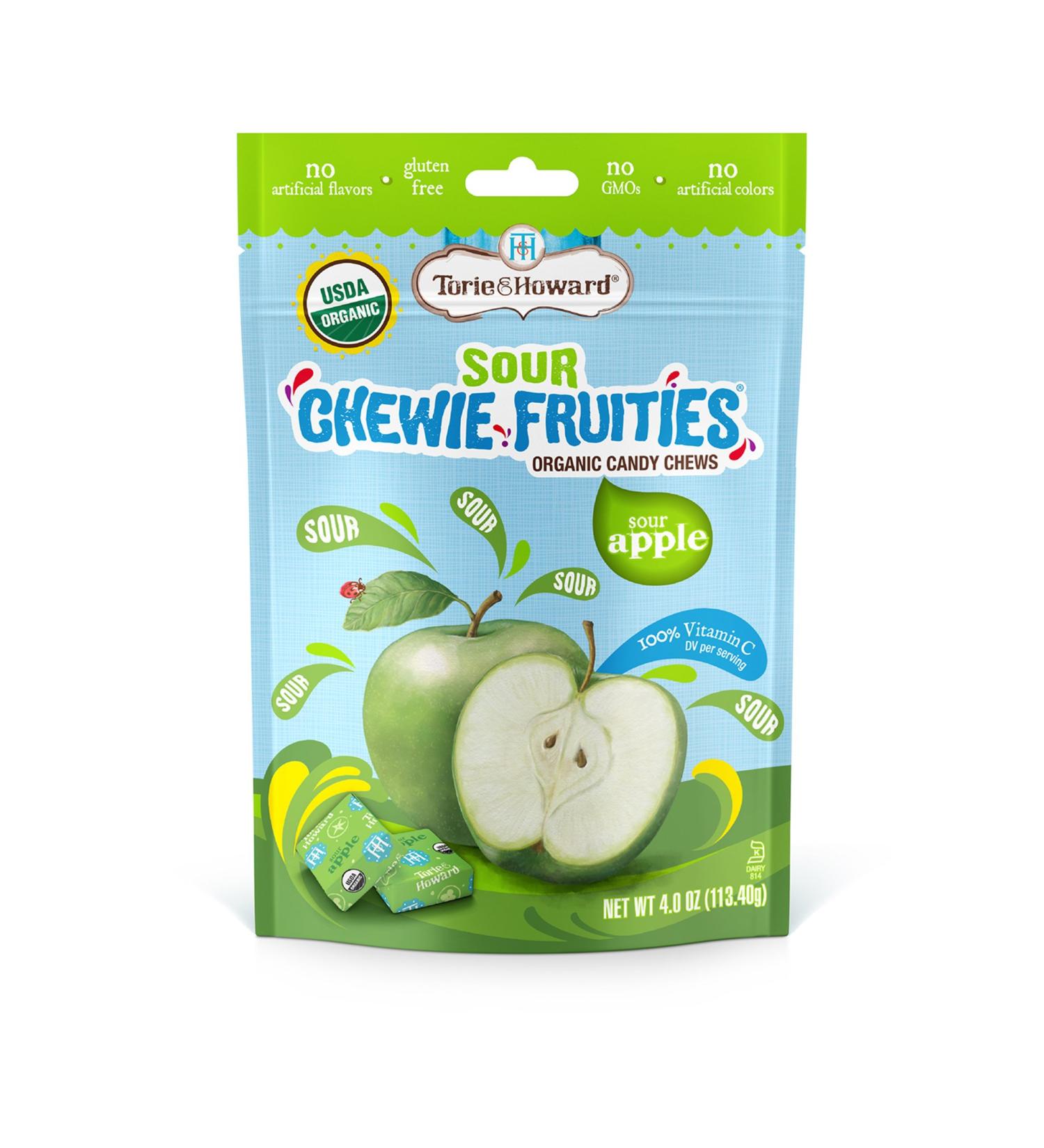 Torie and Howard Chewie Fruities  Sour Apple  4 Ounce 1 - Buy Online on GoSupps.com