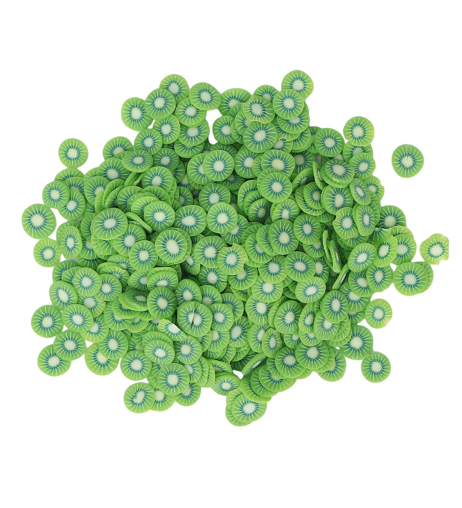 Fruit Nail Art Slices Nail Art Slices with Fruit Shaped Polymer Clay Nail Art Cellphone Glasses Decoration Accessories 10g/pack Nail Charms for Lip Gloss Nail Art DIY(Kiwi) - Buy Online on GoSupps.com