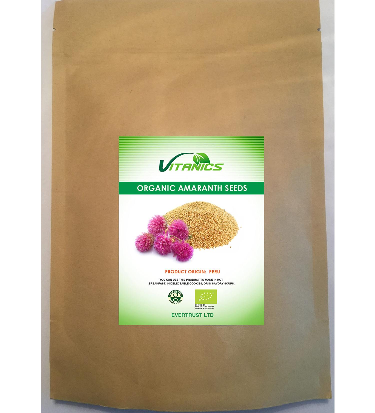 Vitanics Organic Amaranth Seeds (800g)