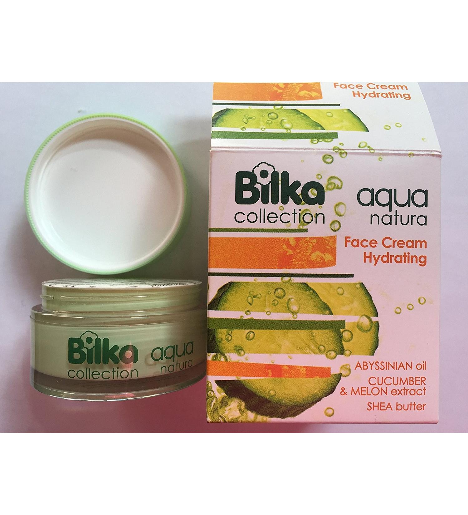 Bilka Deeply Hydrating Day Face Cream with Abyssinian Oil Shea Butter Cucumber & Melon Extracts
