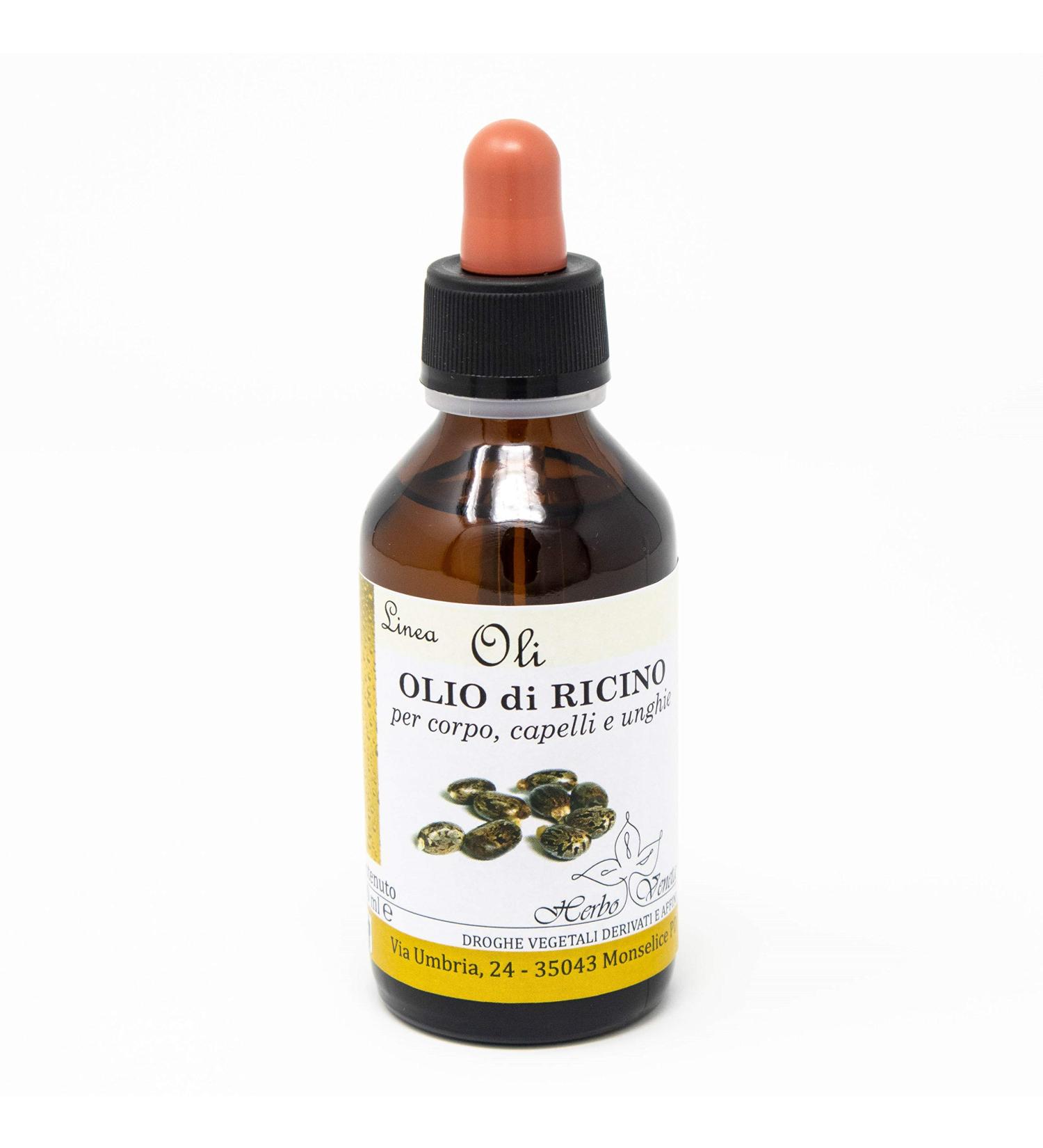 Herbo Veneta Ricino Oil 100ml - Premium Cold-Pressed Castor Oil for Skin & Hair | Shop Internationally - Buy Online on GoSupps.com