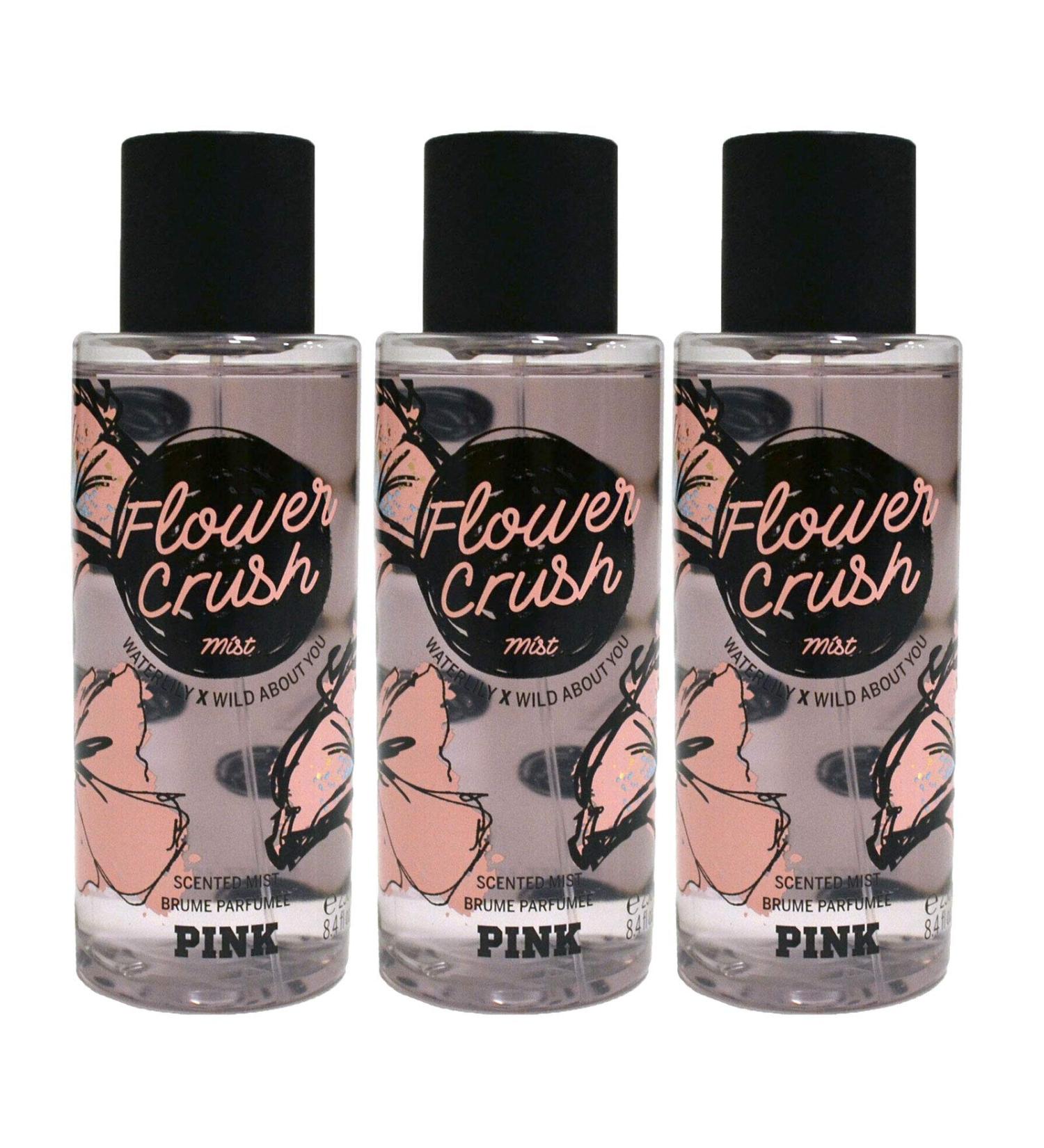 Victoria's Secret Pink Flower Crush Body Mist Lot of 3