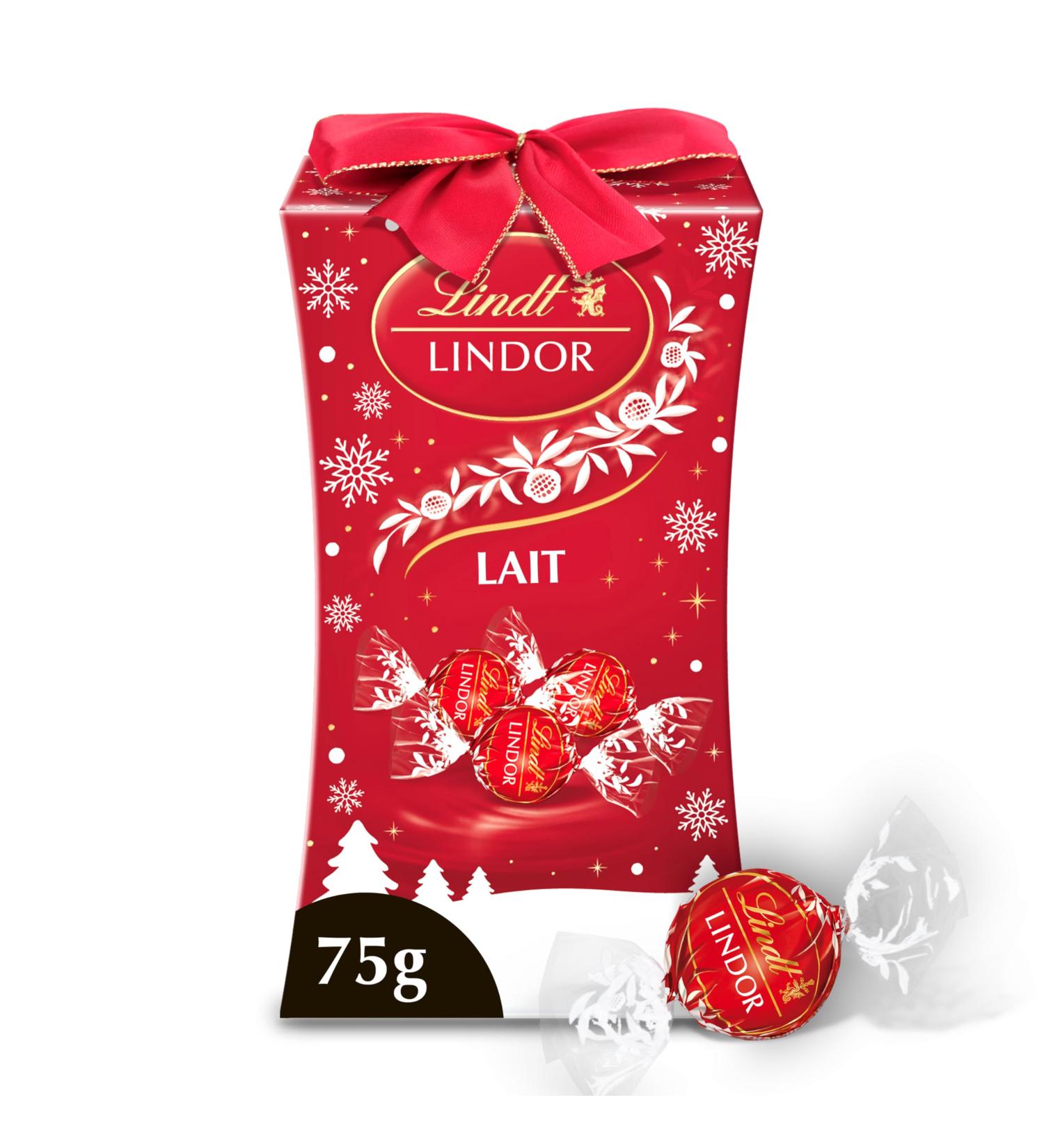 Lindt - Mini Bo te Cadeau LINDOR Lait - Assortiment de Chocolats au Lait - C ur Fondant - Id al pour No l 75g Mini Cadeau Lait 75g - Buy Online on GoSupps.com