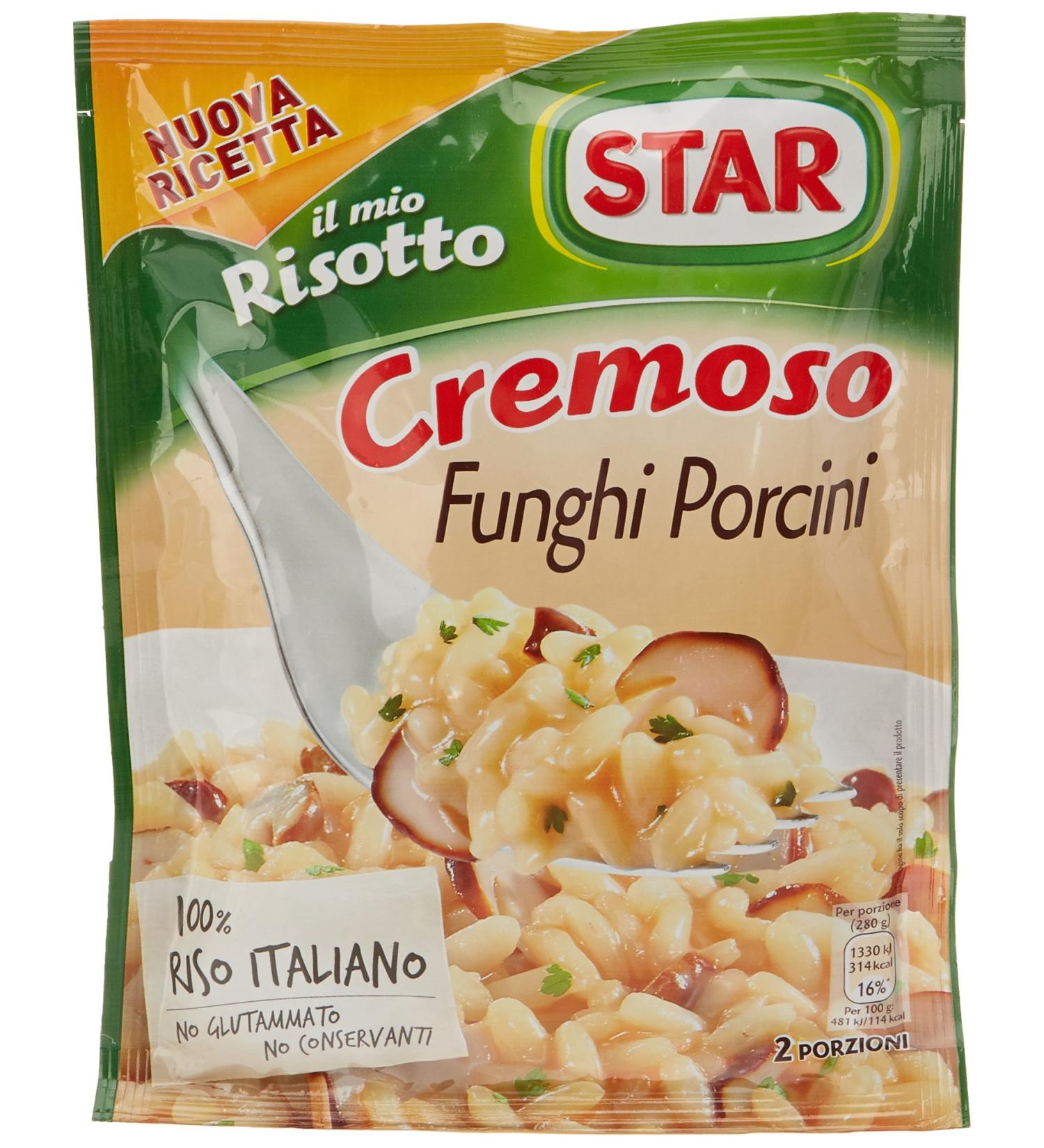  Star Star - Creamy Risotto with Porcini Mushrooms - 175g - pack of 5  - Buy Online on GoSupps.com
