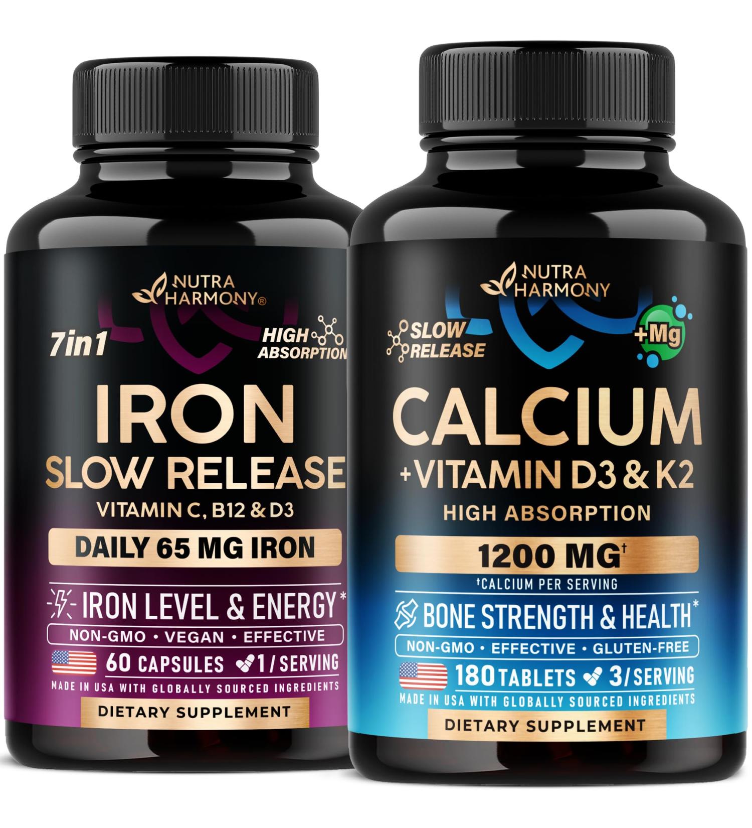 Iron Capsules & Calcium Tablets