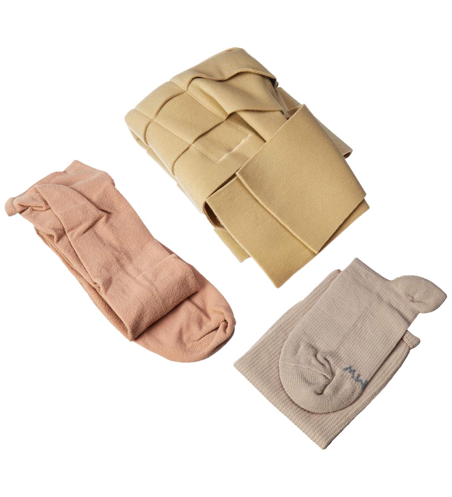 Jobst FarrowWrap Basic Legpiece Tan with Compression Sock BSN Jobst FarrowMed (Regular X-Large)