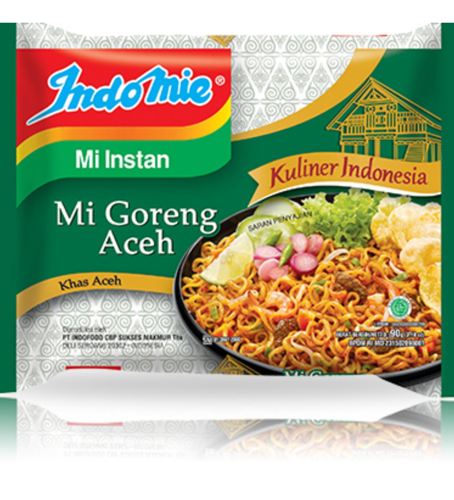Indomie Mi Gogeng Aceh Spicy Beef Flavour 90g - 40 Pack- Product of Indonesia - Buy Online on GoSupps.com