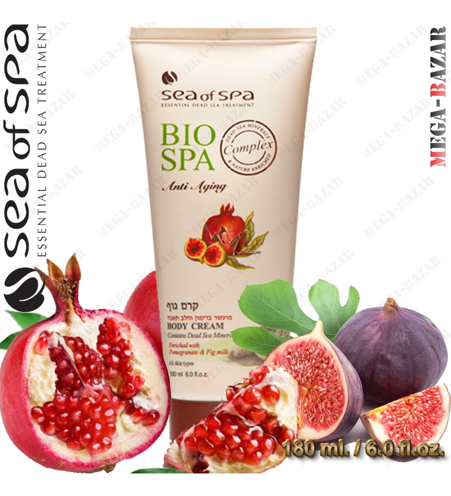 The BEST Dead Sea Anti-Aging Body Cream With Dead Sea Minerals - 180ml (Avocado / Calendula Oil)(Olive Oil Honey / Propolis)(Pomegranate / Fig Milk)(Carrot / Sea Buckthorn)(Shea Butter / Aloe Vera)