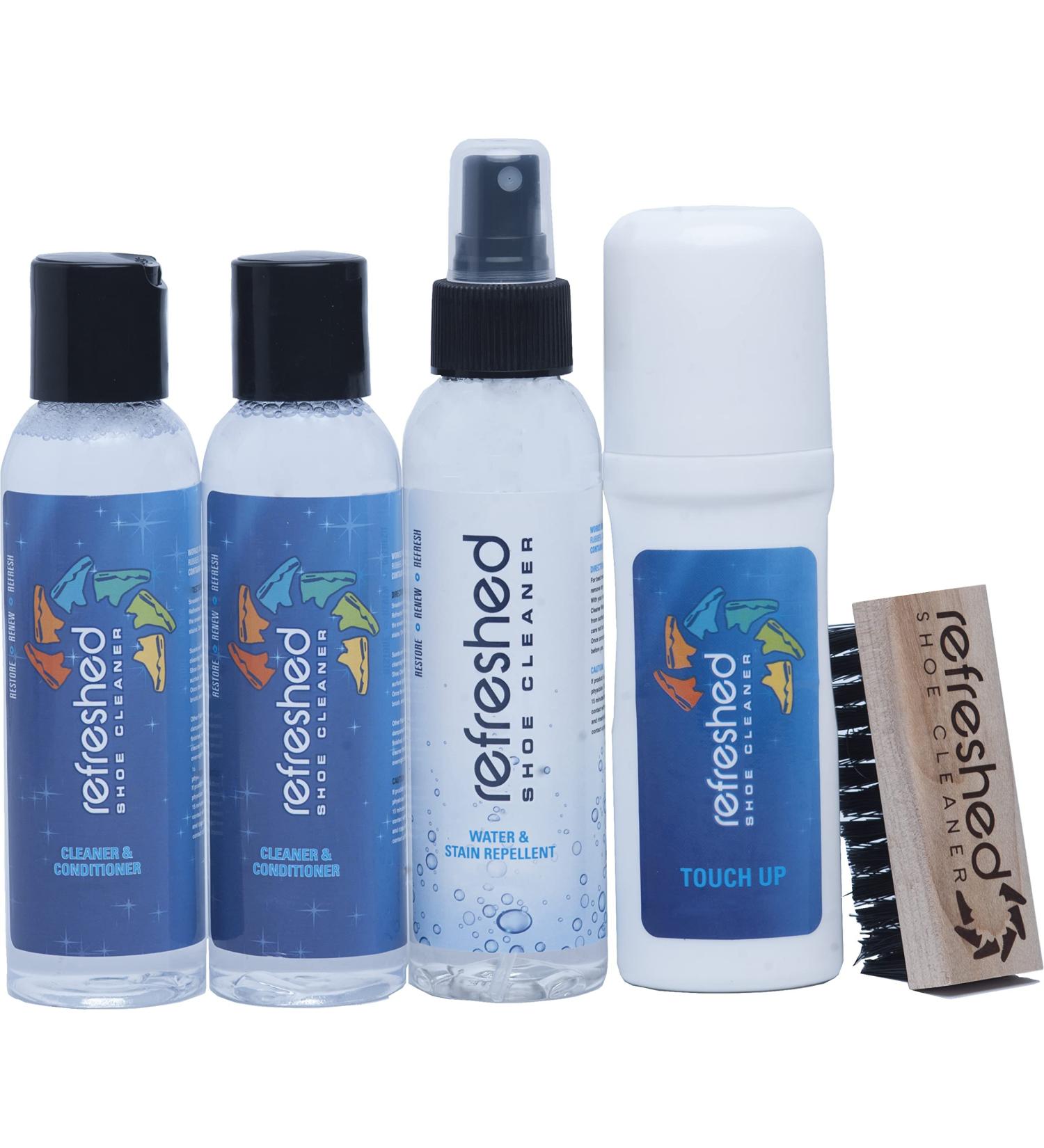 Shoe Cleaning Kit - Clean Suede, Leather, Nubuck, Canvas, and Mesh Shoes - 8 Ounce - All Sneaker Types - Buy Online on GoSupps.com