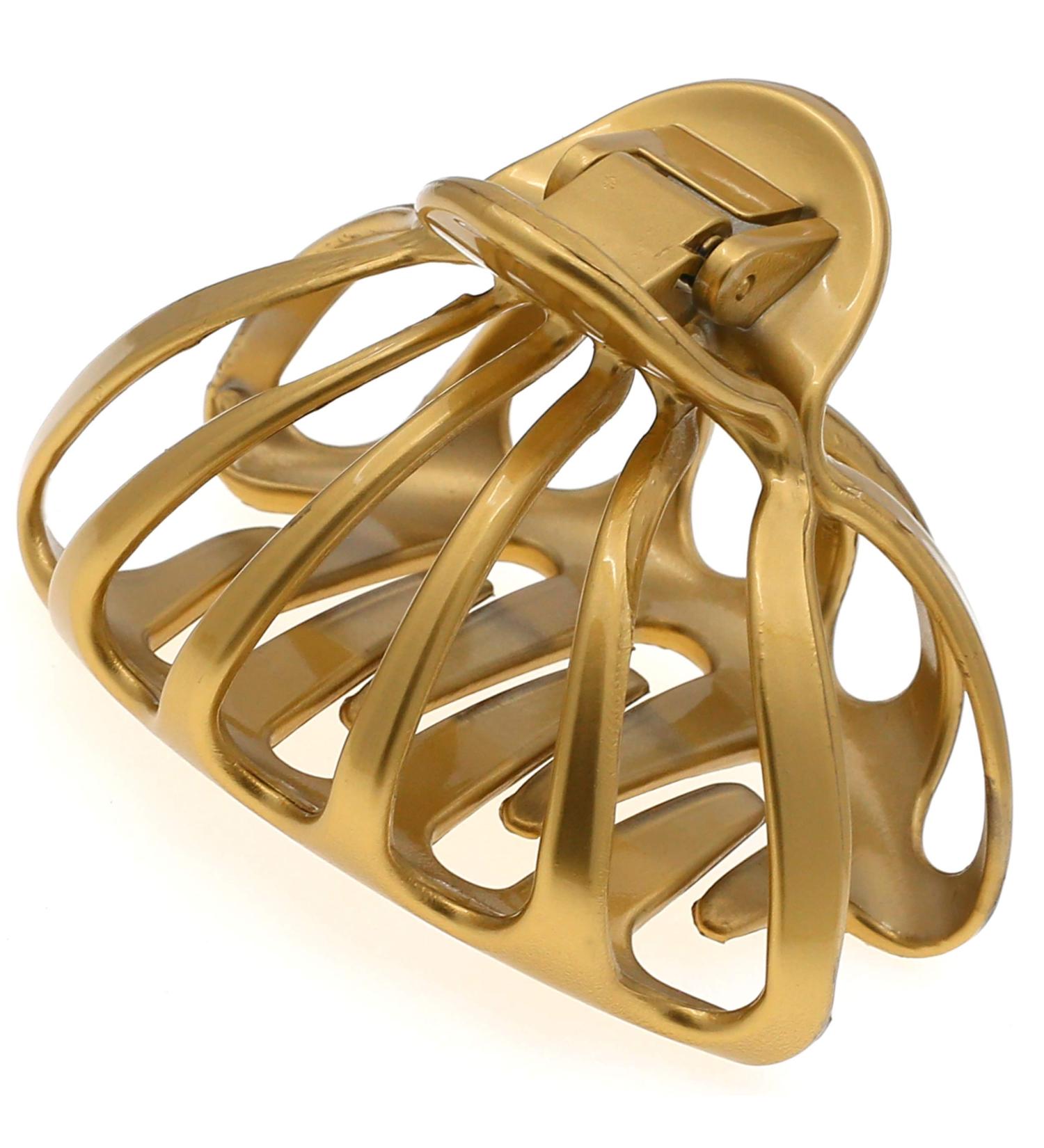 Camila Paris CP3052 French Octopus Hair Clip - Large Claw Clip for Thick & Long Hair, No-Slip Grip - Gold, Made in France - Buy Online on GoSupps.com