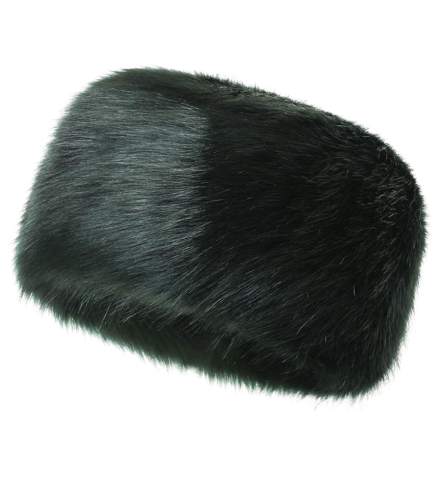 Dikoaina Faux Fur Cossack Hat for Women - Dark Green | Winter Hats for Ladies (M-L) - Buy Online on GoSupps.com
