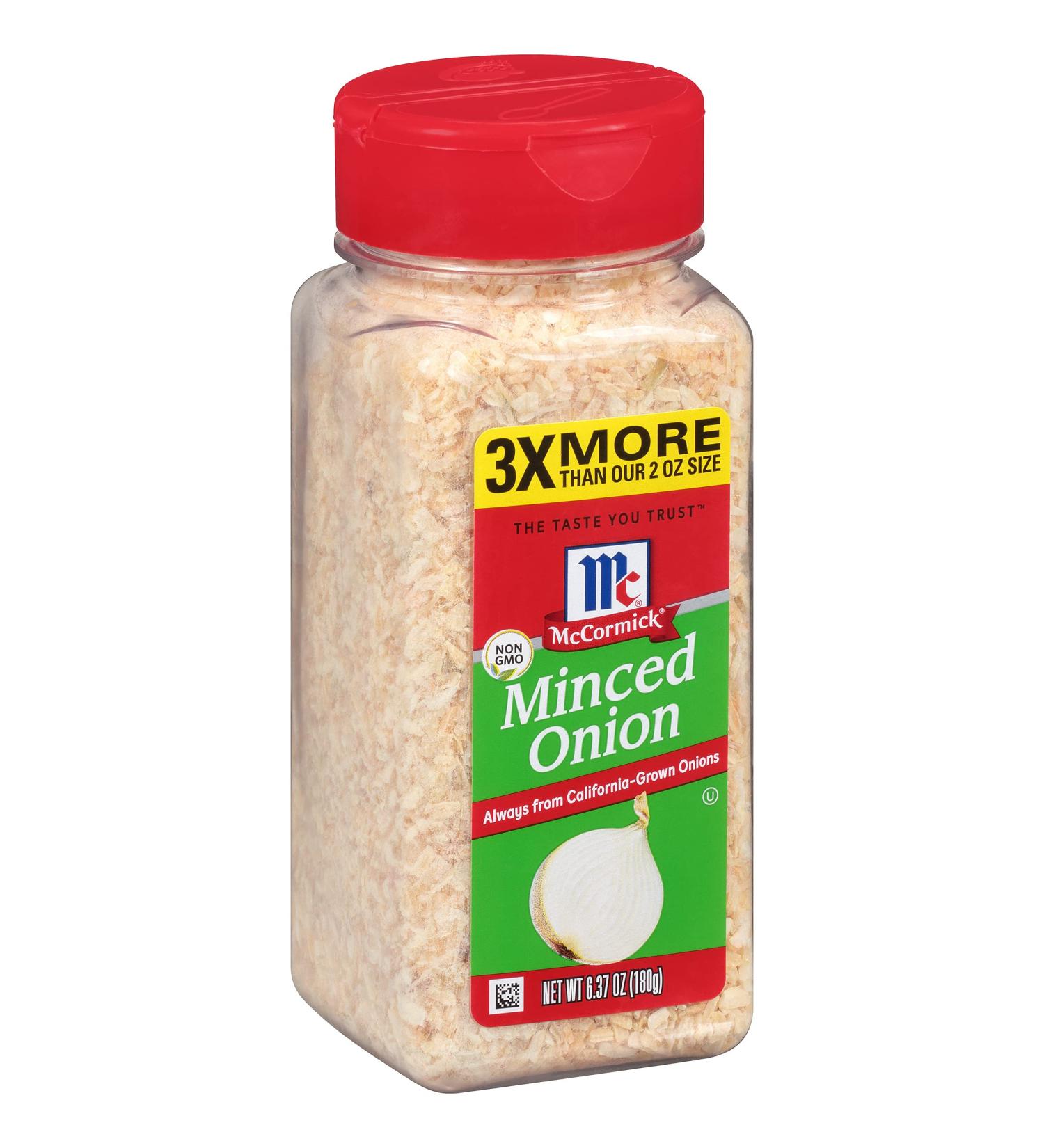 McCormick Minced Onion 6.37 oz - Premium Quality Minced Onions for Flavorful Cooking - Buy Online on GoSupps.com