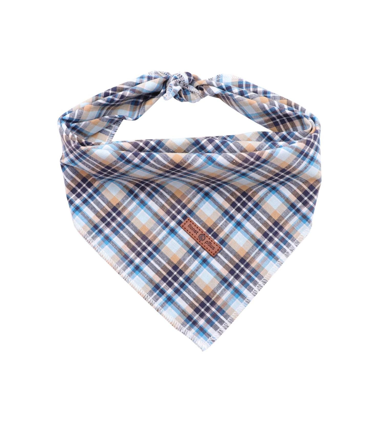 Lionet Paws Dog Bandana | Triangular Headscarf & Towel for Small to Large Dogs | Light Blue - 1 Pack - Buy Online on GoSupps.com