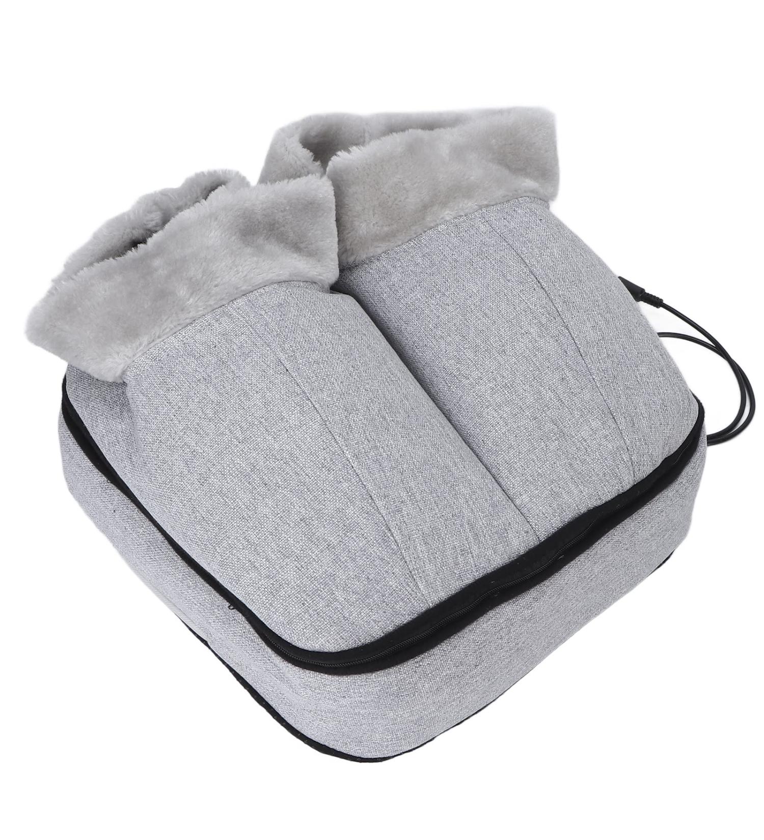 Premium Heated Foot Warmer & Massage Device - Pain Relief for Plantar Fasciitis | Adjustable Electric Foot Warmers for Stress & Muscle Relief - Buy Online on GoSupps.com