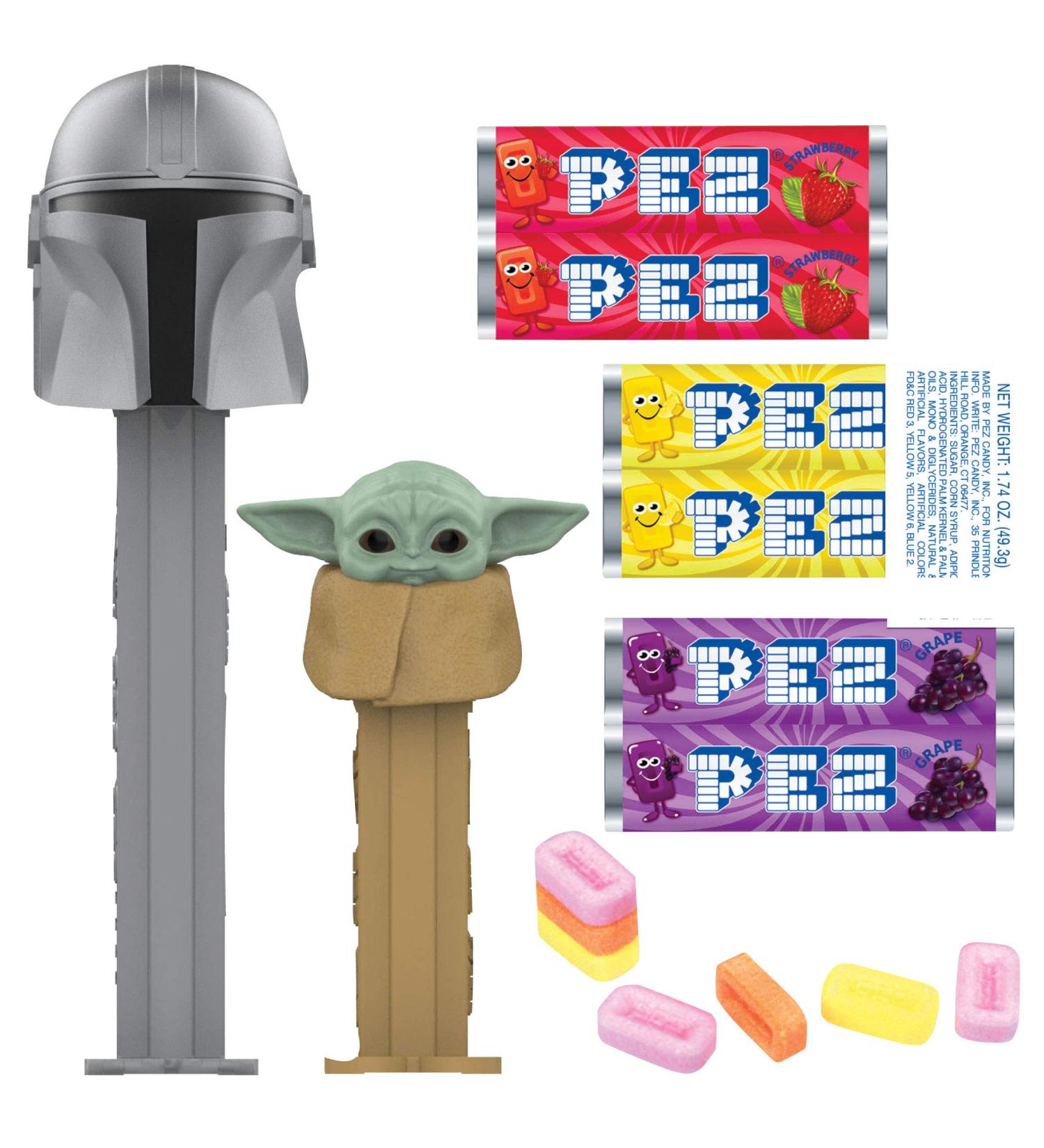 PEZ The Mandalorian & The Child Gift Set - Dispensers & 6 Candy Refills