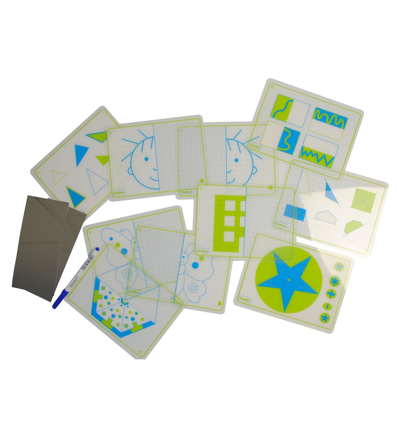 HenBea 981 Mirror Game Symmetry and Shapes