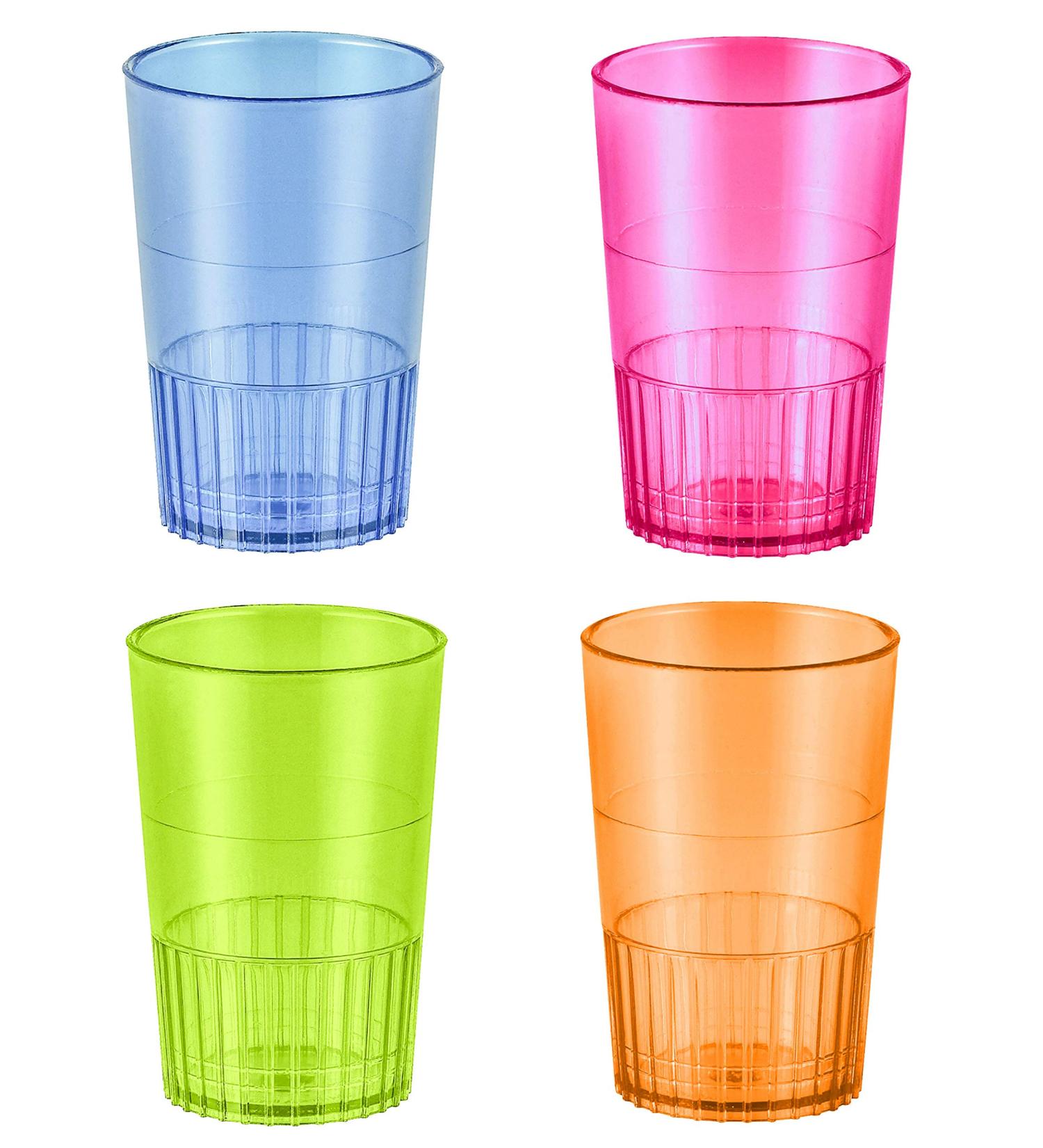 48 Count Zappy 1.5 oz Straight Wall Shooter Hard Plastic Shot Glasses - Disposable Party Bar and Wedding Cups - Neon Colored Drinking Glasses - Buy Online on GoSupps.com
