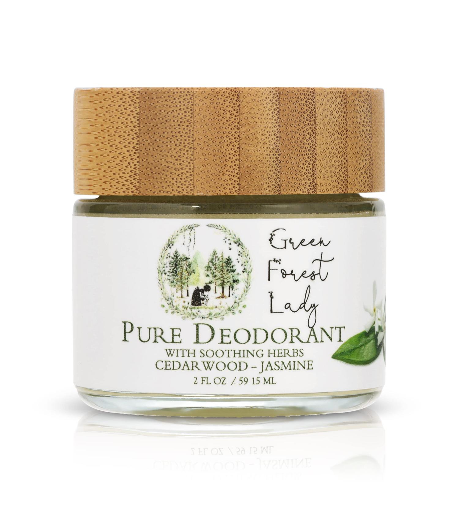 Pure Organic Deodorant for Women and Men Aluminum-Free Deodorant Paraben-Free Vegan Cedarwood Jasmine Natural Stay Fresh All Day - 2 FL OZ/59.15 ML - Buy Online on GoSupps.com