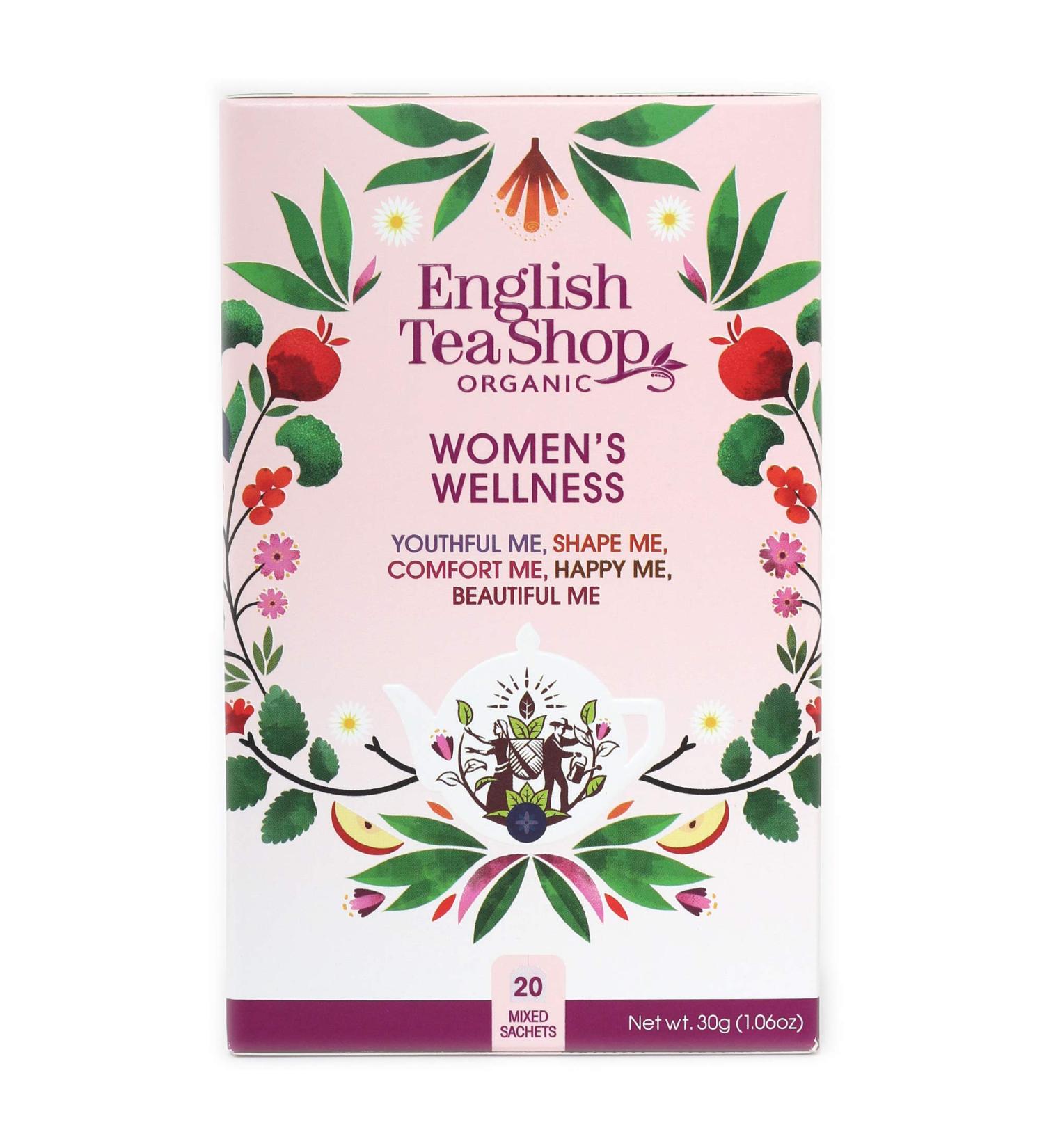 English Tea Shop Women s Wellness Tea Bag Sachets 20-Piece - Buy Online on GoSupps.com