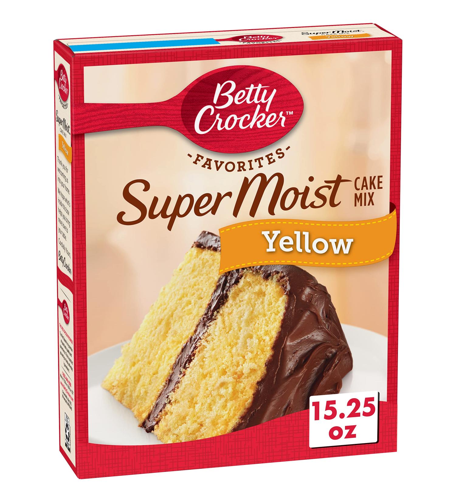 Betty Crocker Super Moist Yellow Cake Mix 15.25 oz - Delicious Baking Essential - Buy Online on GoSupps.com