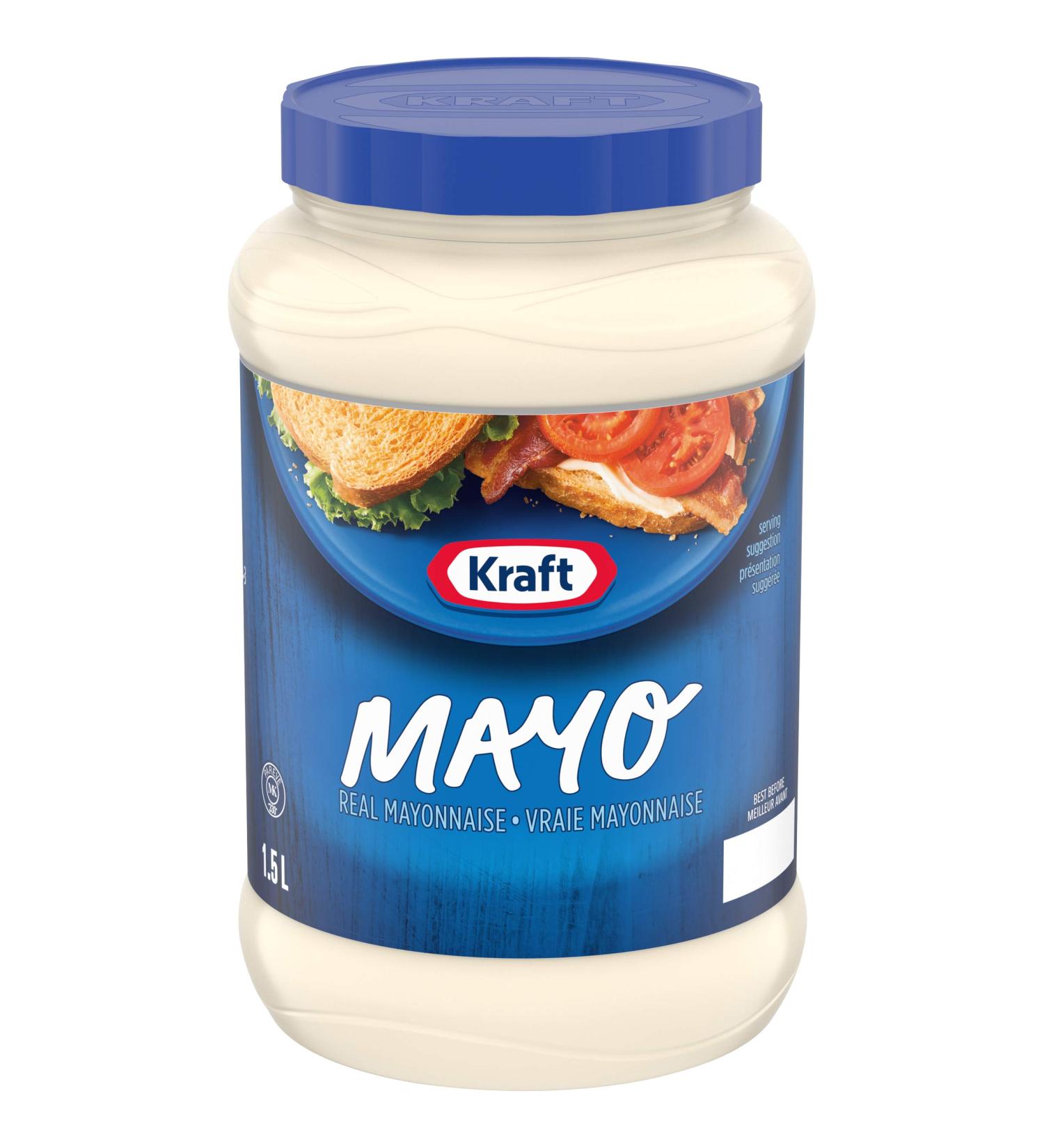 Kraft Real Mayo 1.5 l (Pack of 1) - Buy Online on GoSupps.com