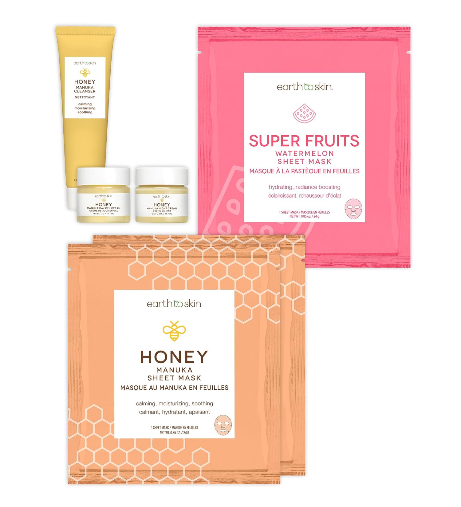 Shop Earth To Skin Honey Travel Set - Affordable Skincare for All Skin Types | International Shipping Available - Buy Online on GoSupps.com