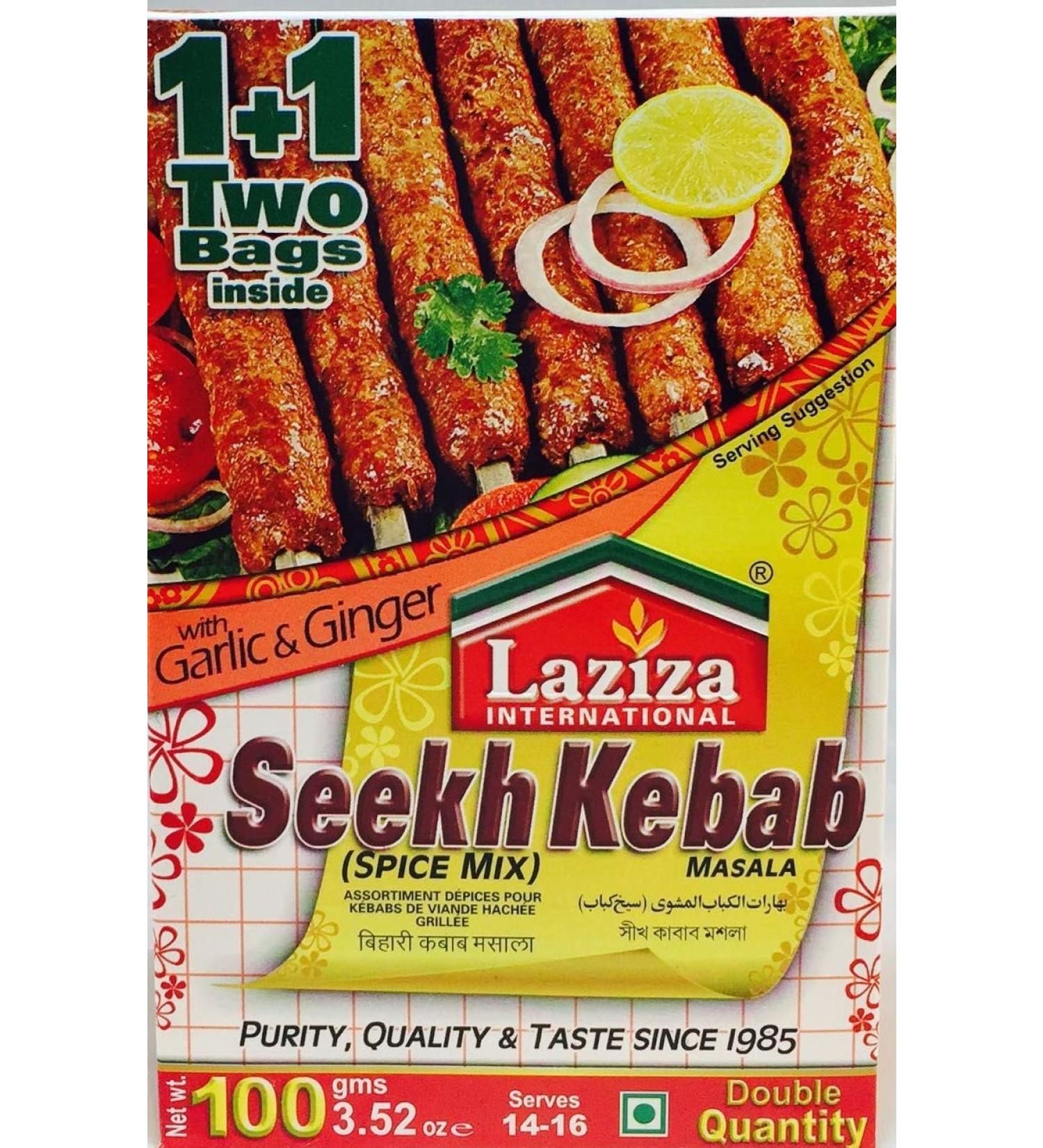 Laziza Seekh Kebab Masala 100gms