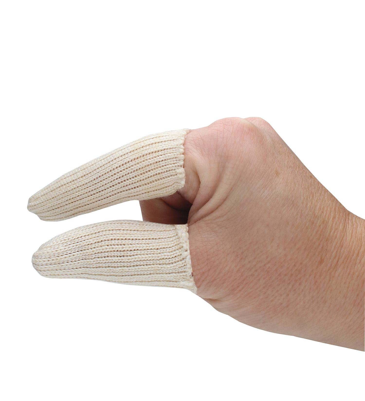 Buy Beadsmith 3 Finger Cots & Toe Sleeve - Breathable Cotton Protector for Sports & Work | Pack of 20 Fingertip Covers - International Shipping Available - Buy Online on GoSupps.com