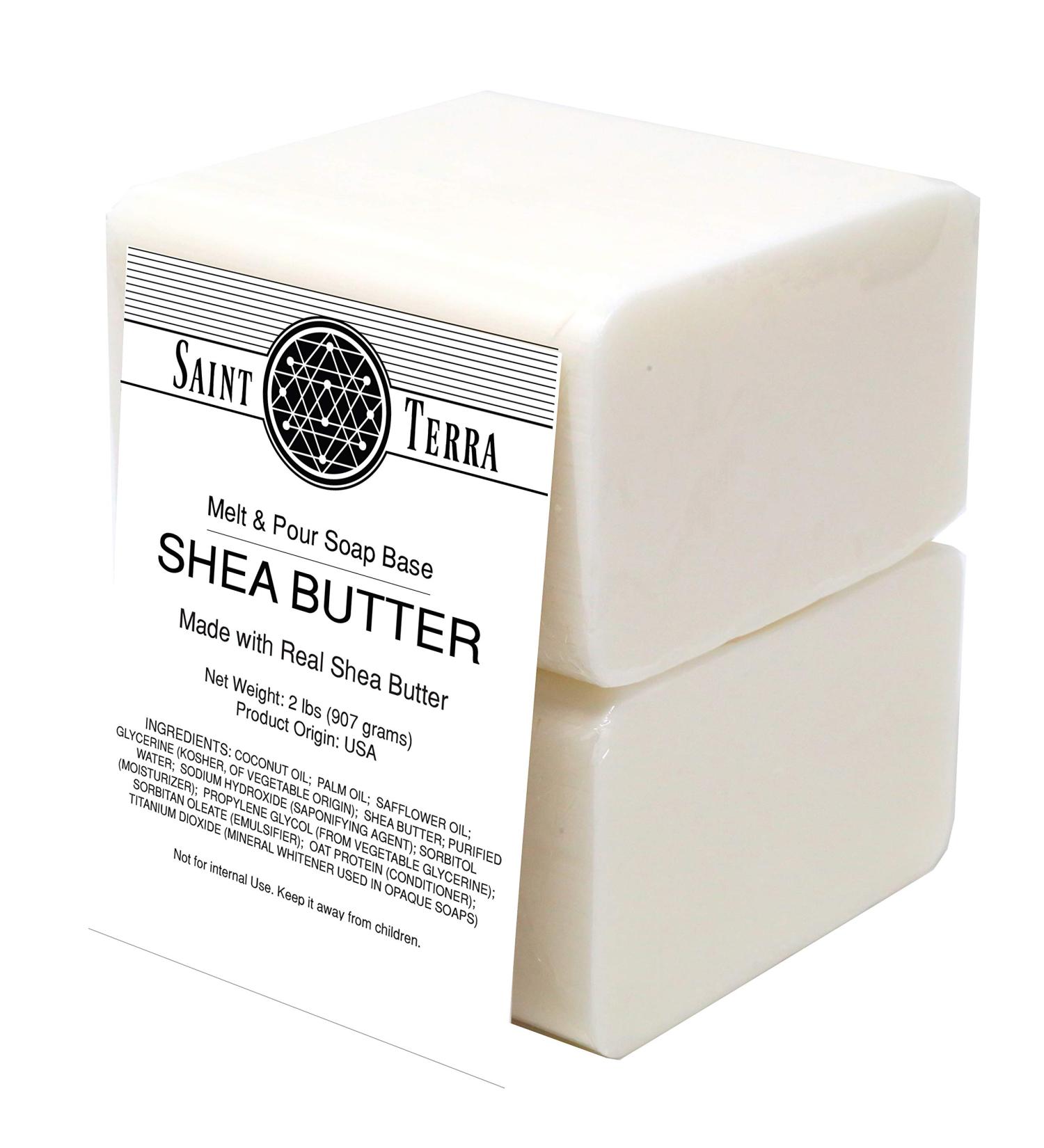 Saint Terra - Shea Butter Melt & Pour Soap Base 2 Pounds