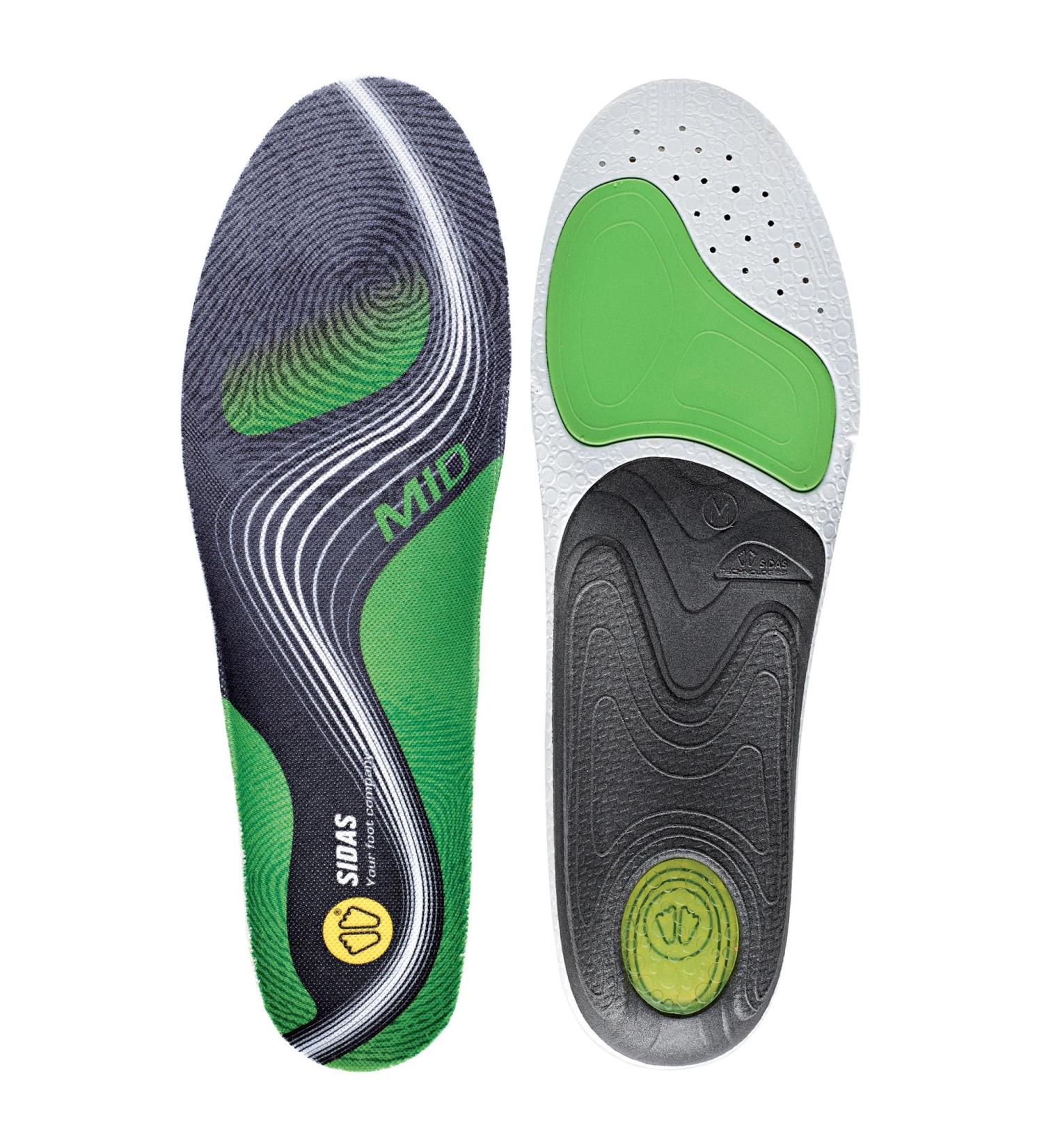 SIDAS Unisex 3Feet Activ Medium Arch Insoles - Enhanced Heel Cushioning for Multisports | All-Year Comfort XX-Large (46-48) - International Shipping Available - Buy Online on GoSupps.com