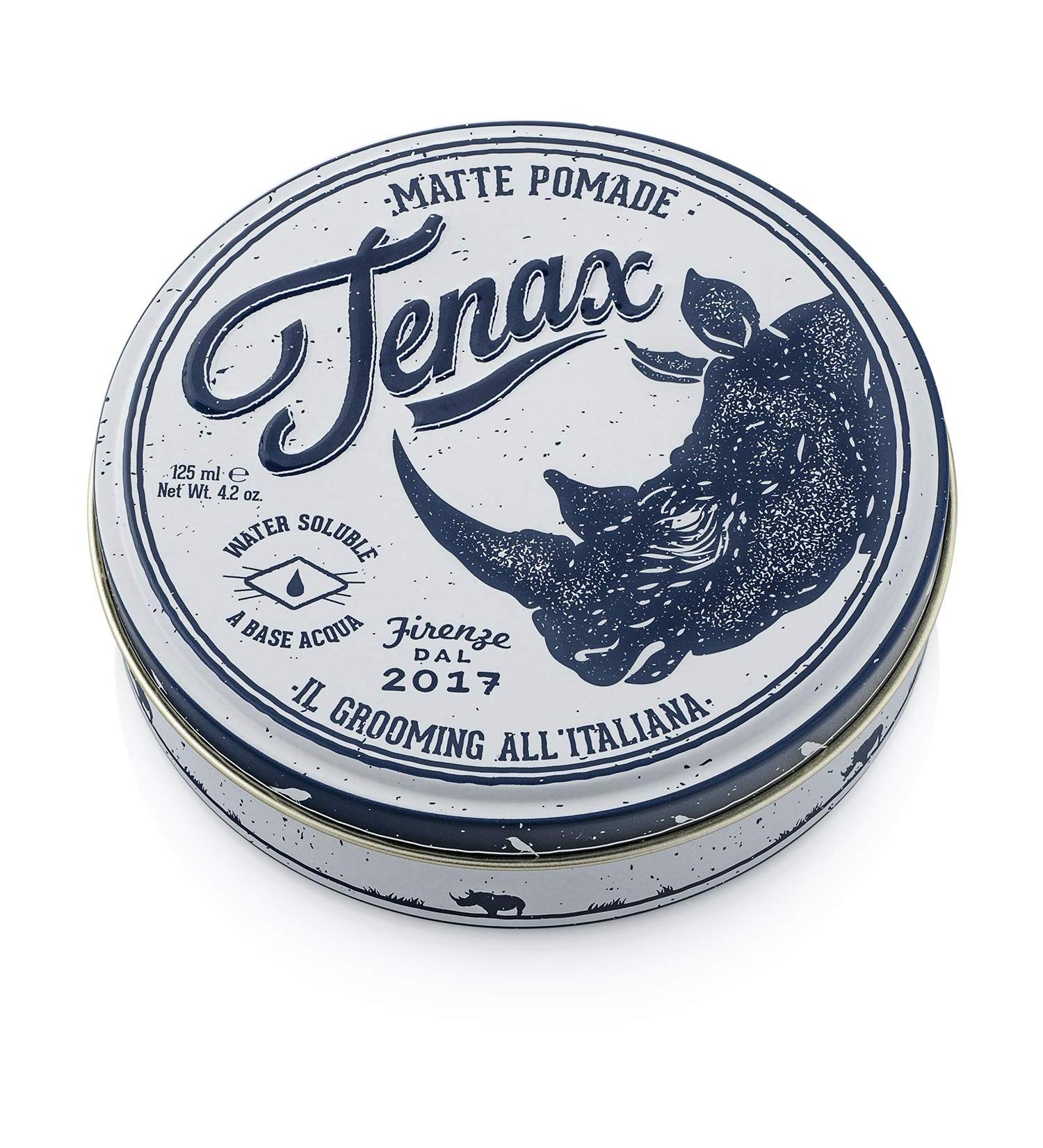 Tenax Total Hold Hair Pomade 125ml - Water-Based Super Firm Hold & Extra Shine Wax for Men - Ideal for Dry or Damp Hair - Unscented 125g (Pack of 1) - Buy Online on GoSupps.com
