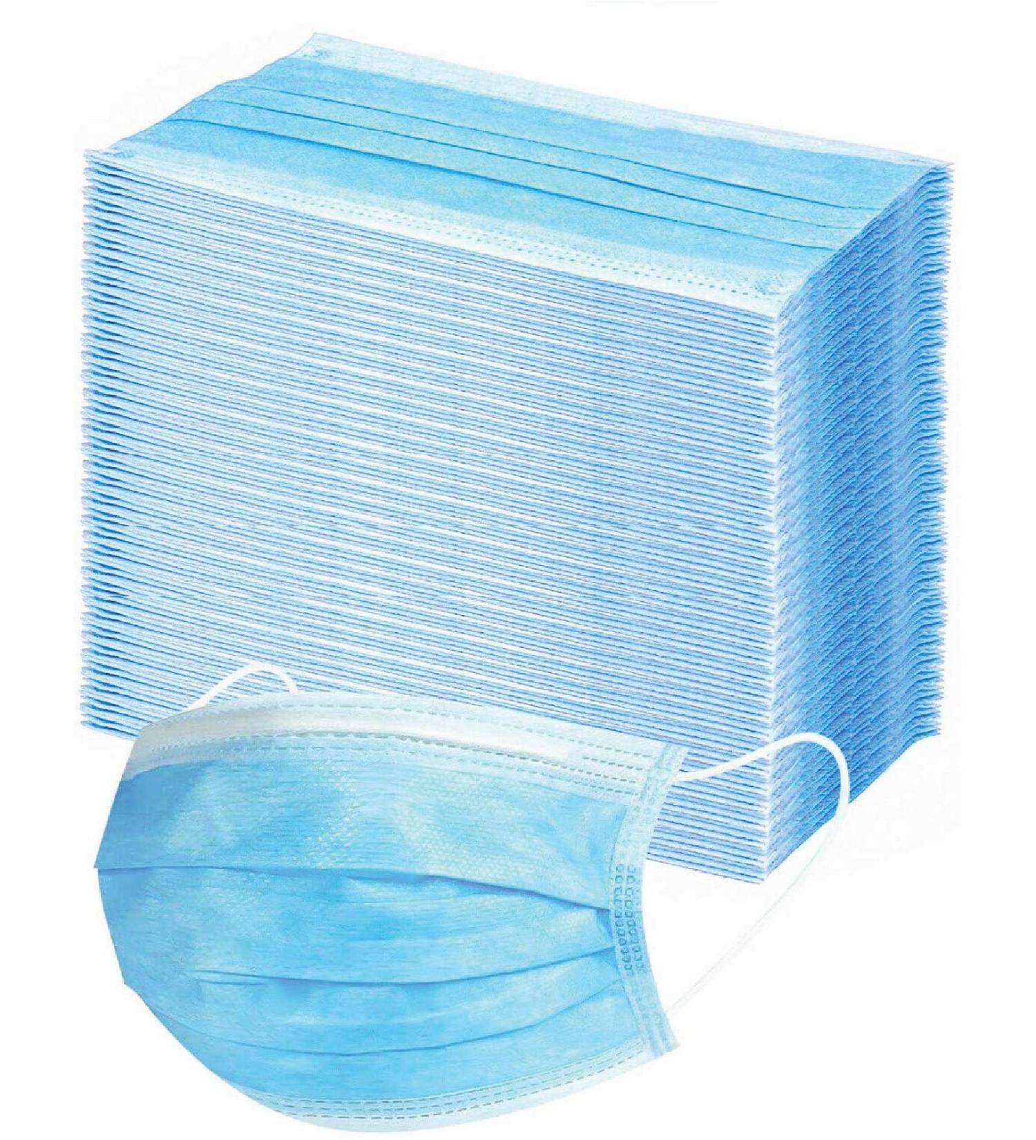 Ships from Canada- pack of 100 disposable face masks 3-ply